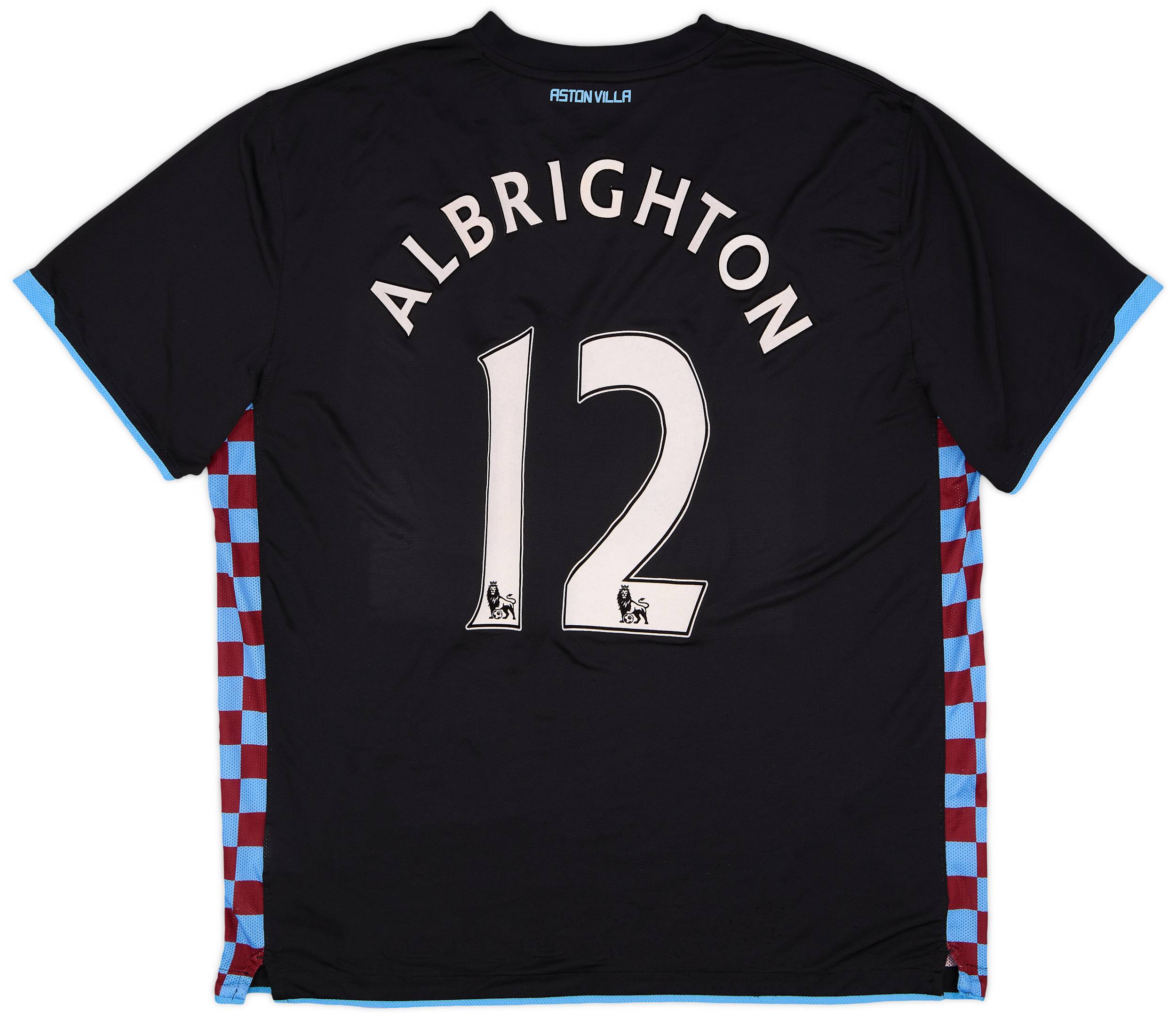 2010-11 Aston Villa Away Shirt Albrighton #12 - 7/10 - (3XL)
