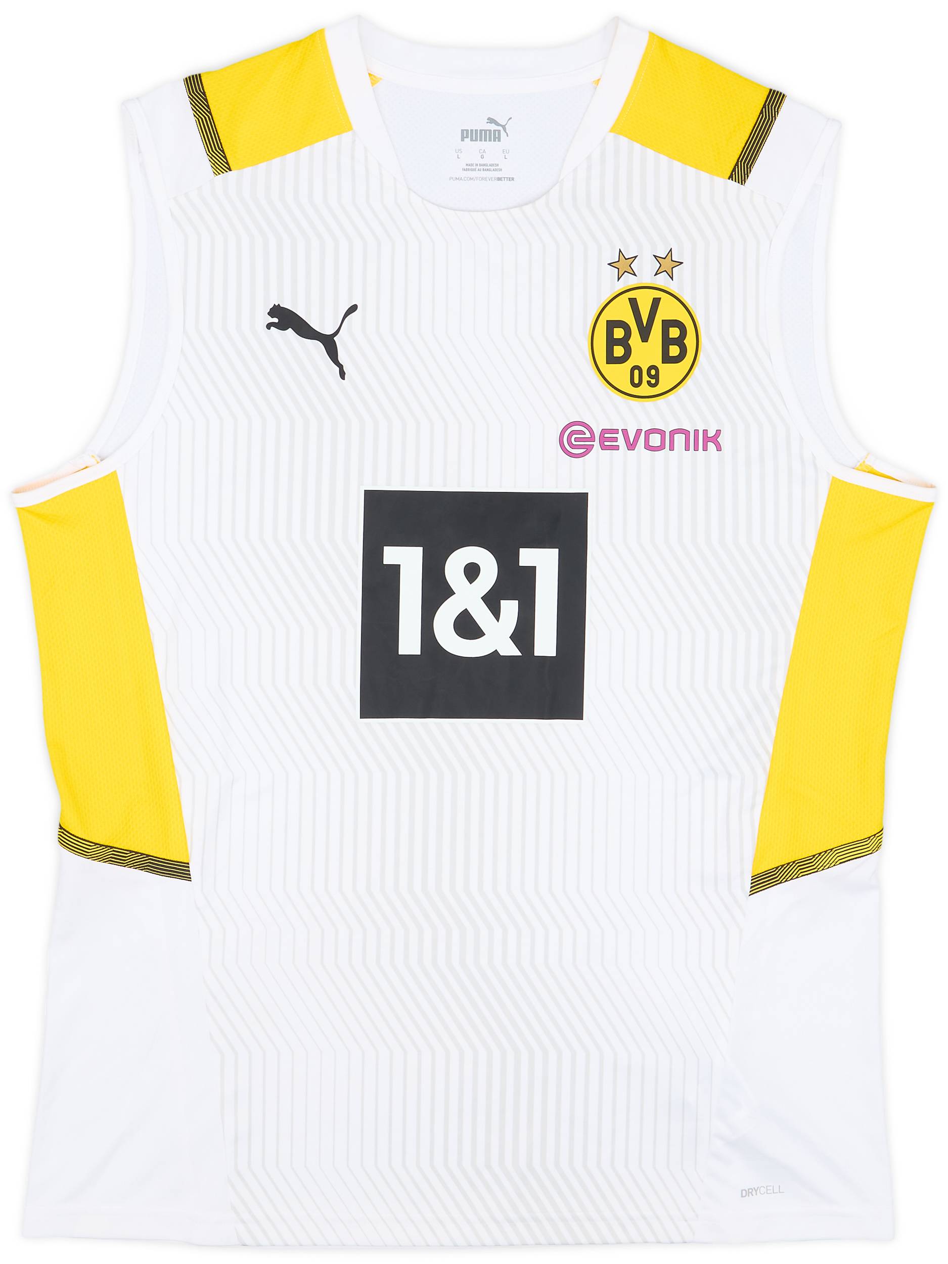 2021-22 Borussia Dortmund Puma Training Vest - 9/10 - (L)