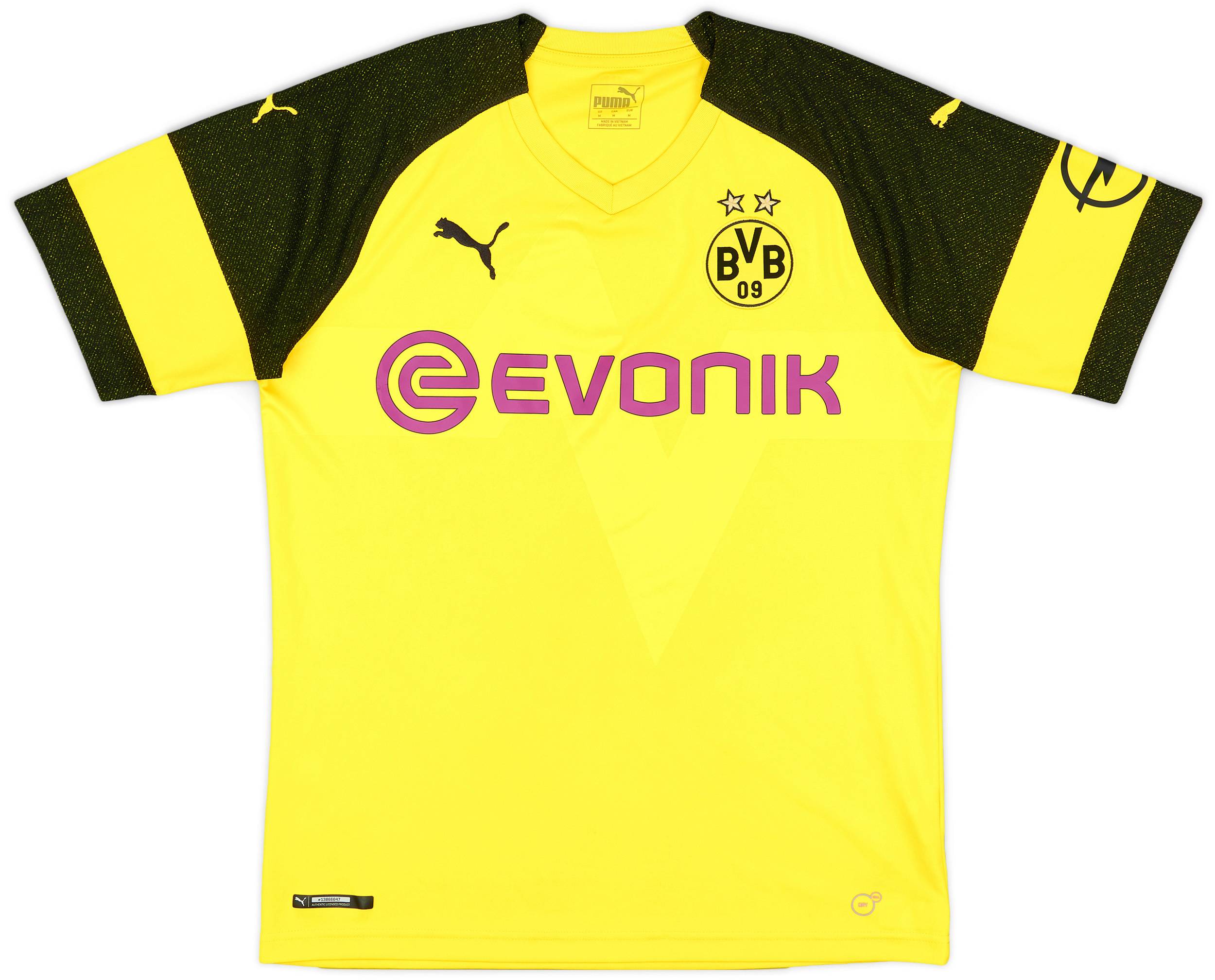 2018-19 Borussia Dortmund Home Shirt - 6/10 - (M)