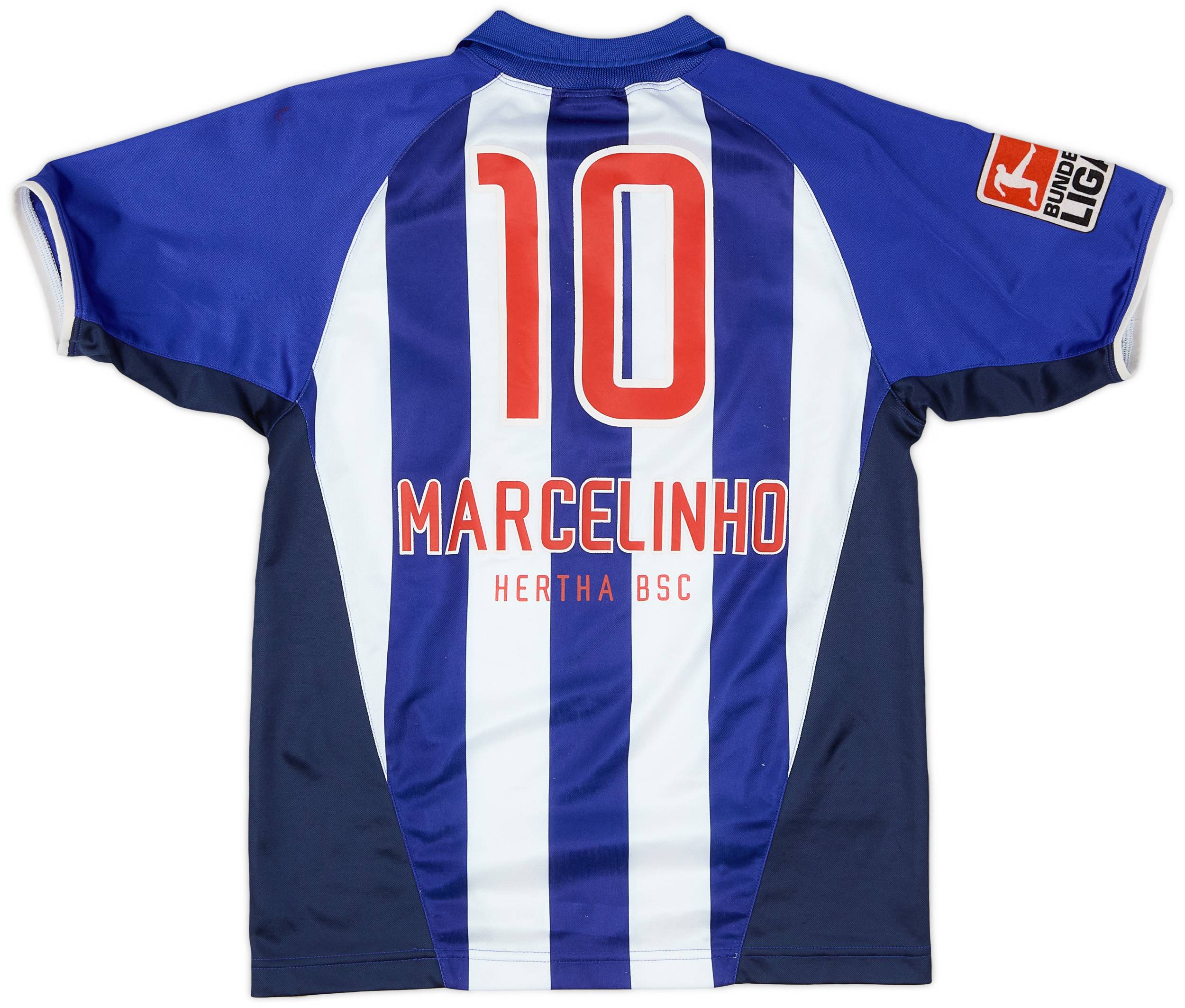 2002-04 Hertha Berlin Home Shirt Marcelinho #10
 - 7/10 - (S.Boys)