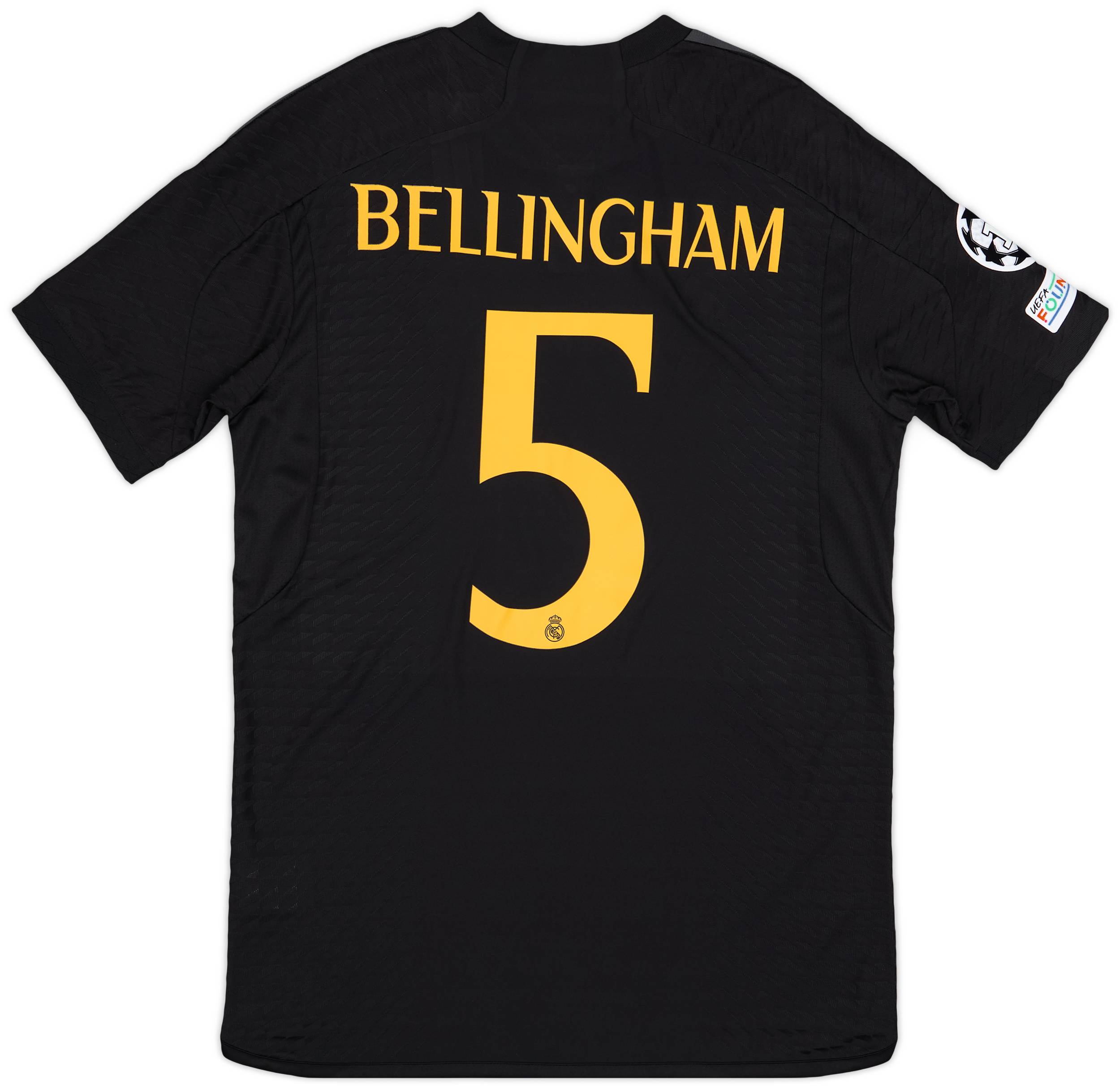 「即日発送」 Y-3 Real Madrid BELLINGHAM 5 L Real Madrid Orange Y3 jersey size L #5 Jude Bellingham