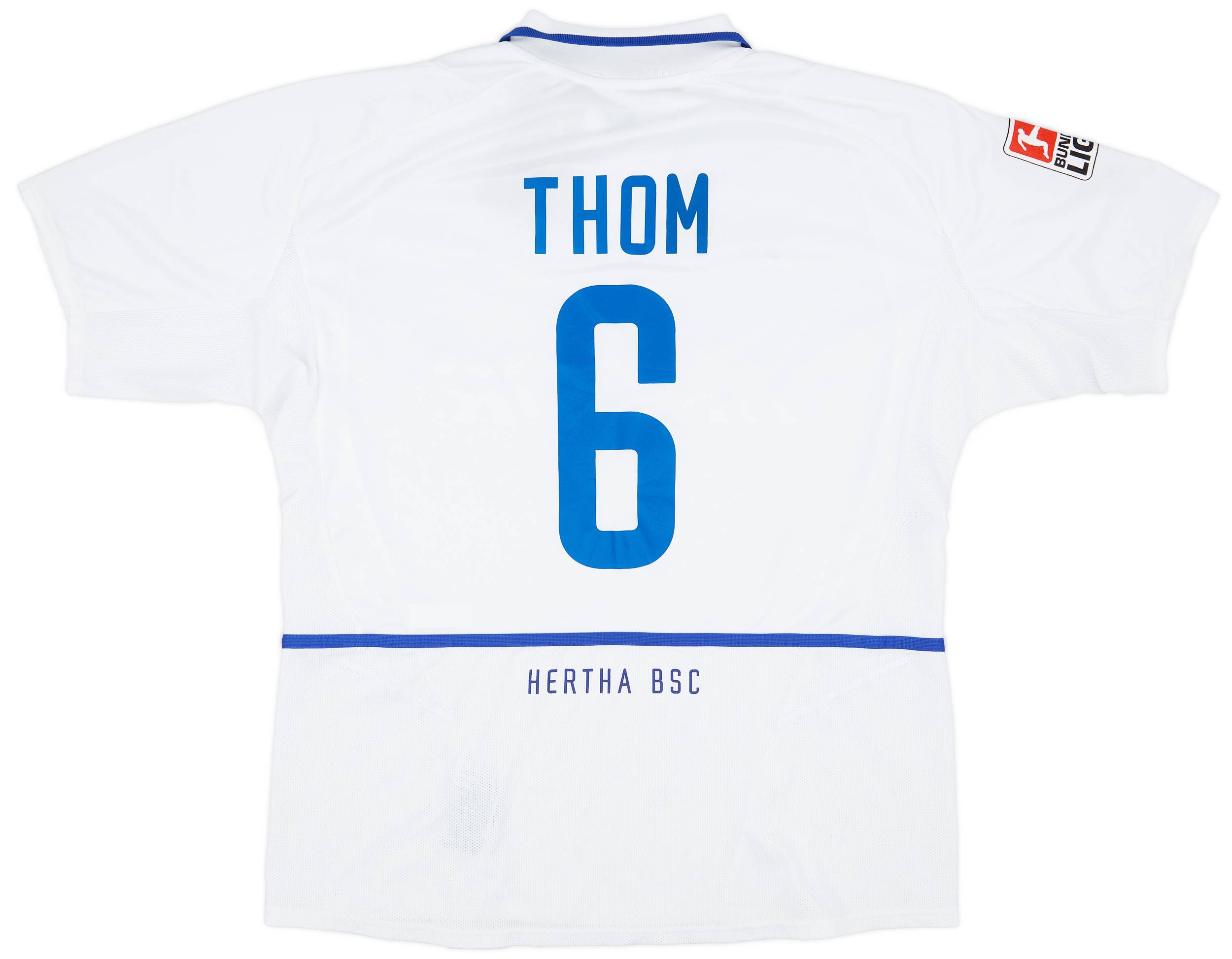2002-04 Hertha Berlin Away Shirt Thom #6 - 8/10 - (XL)