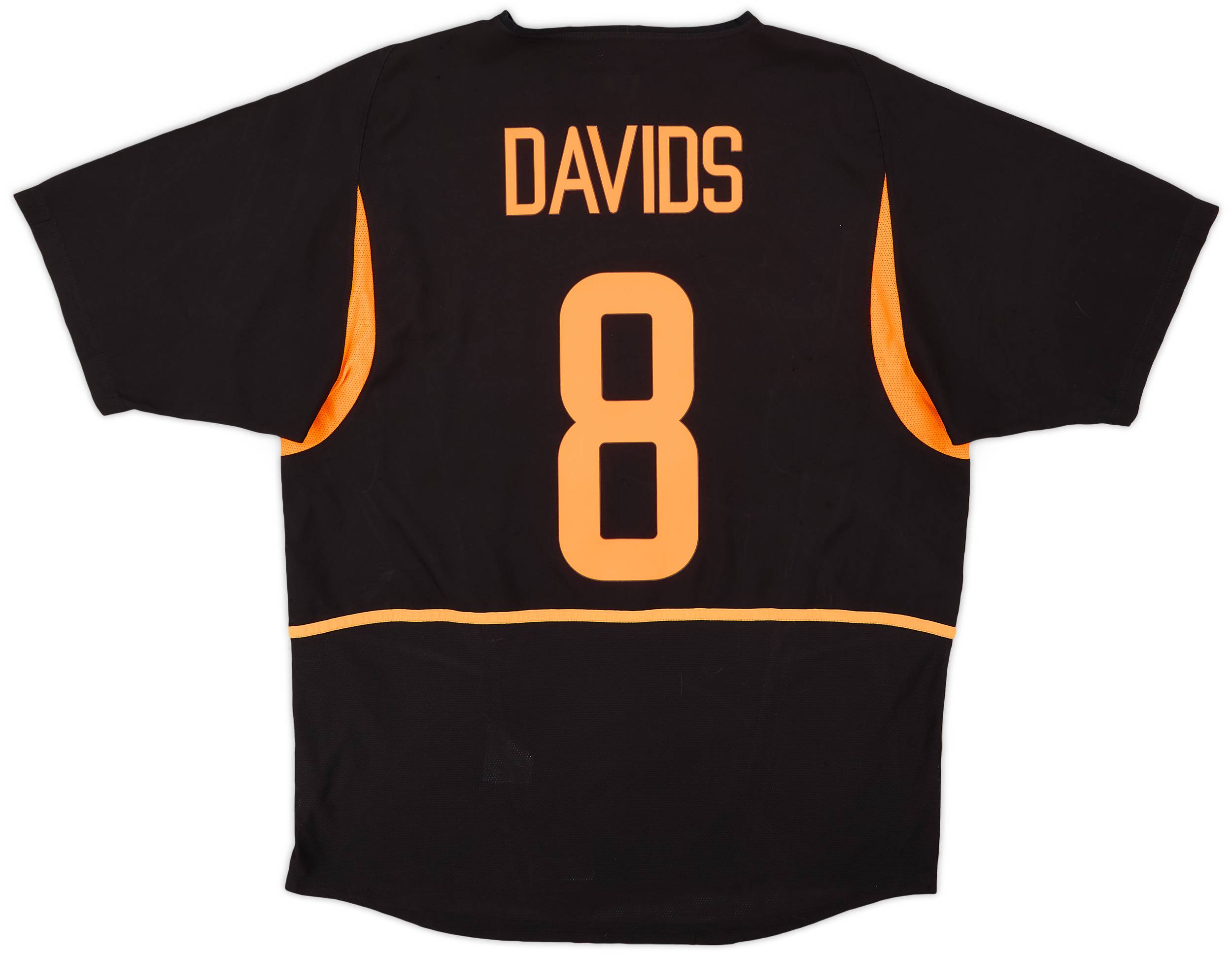 2002-04 Netherlands Away Shirt Davids #8 - 8/10 - (L)