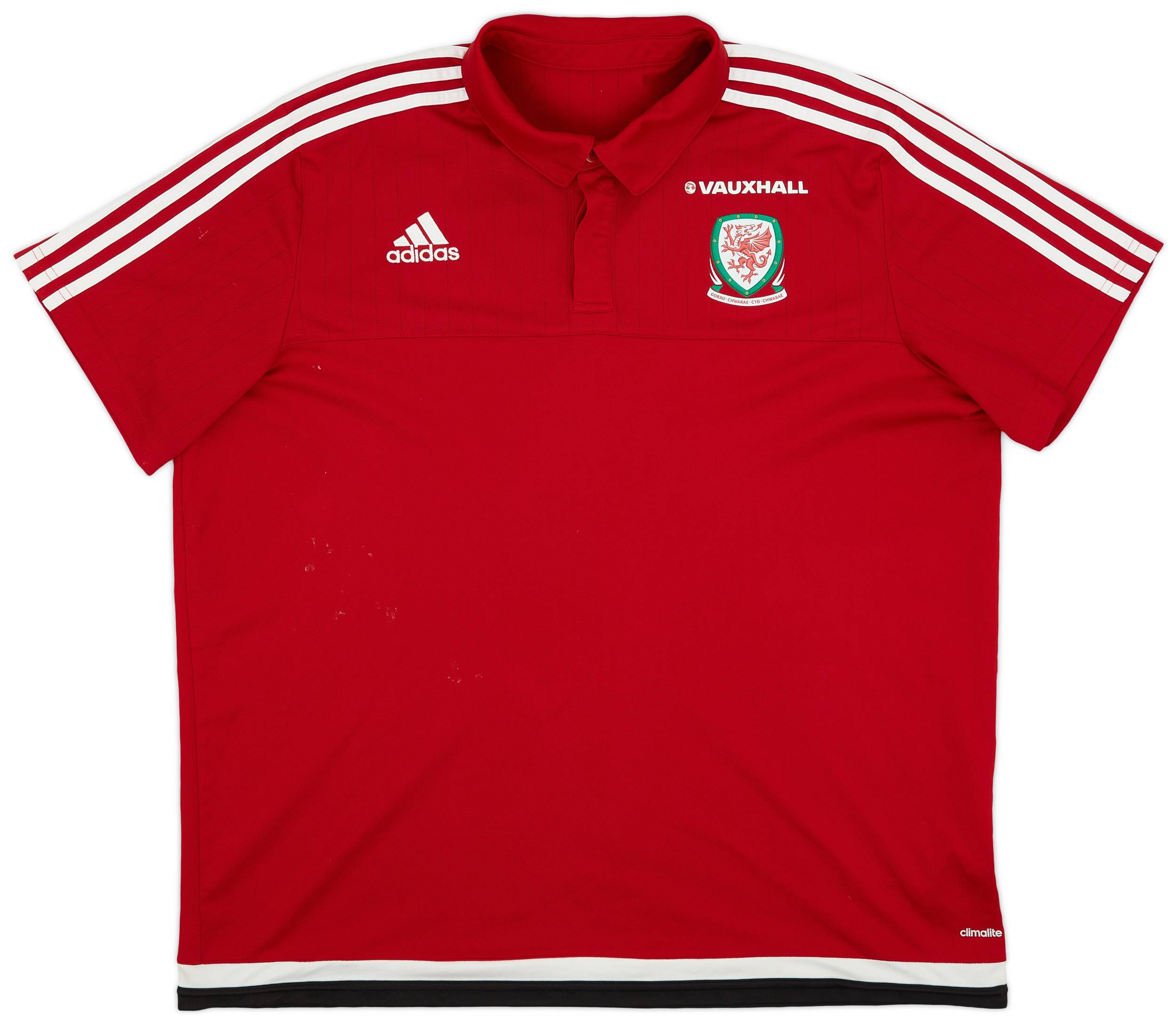 2016-17 Wales adidas Polo Shirt - 6/10 - (XXL)
