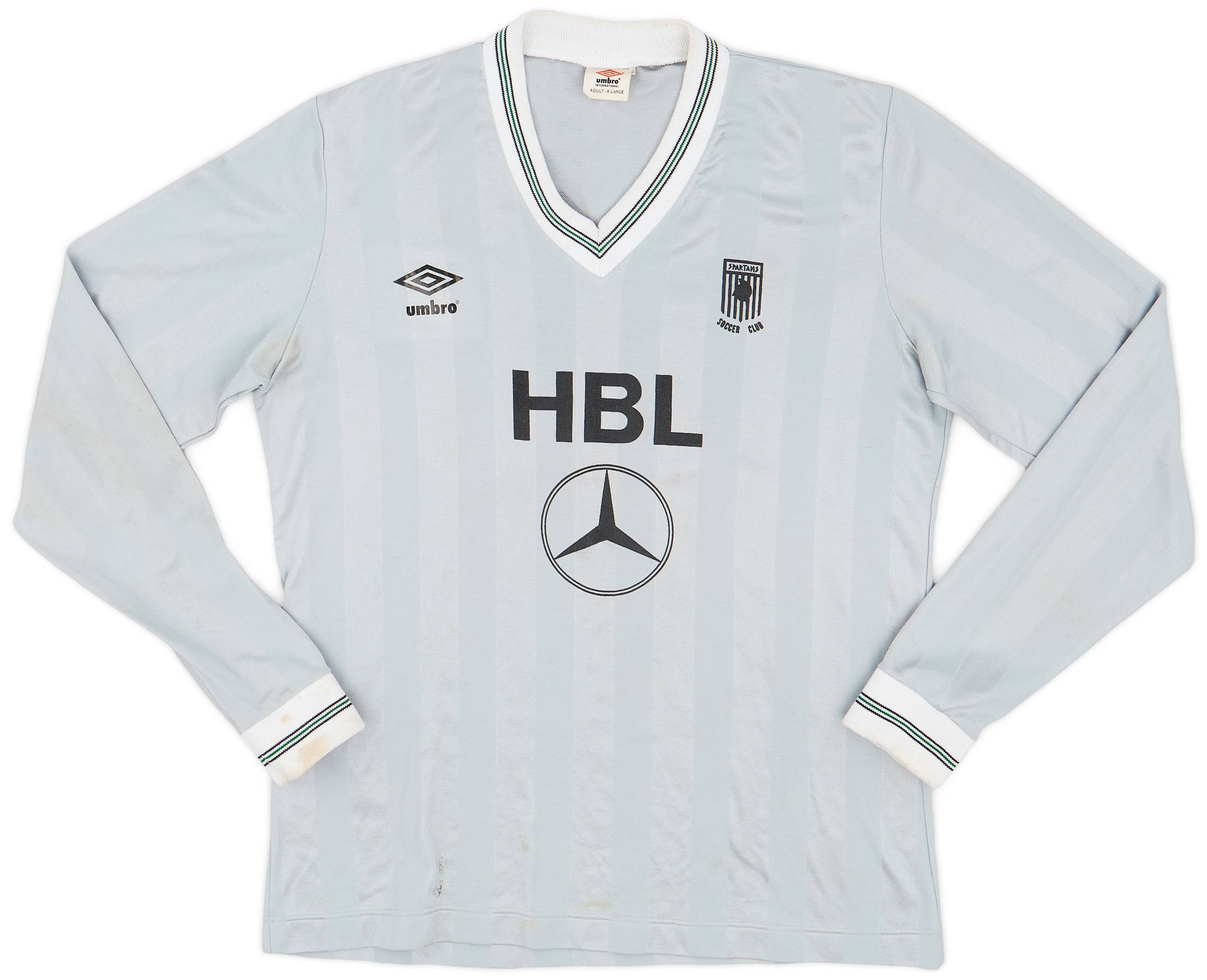1986 Spartans Match Worn Away Shirt #12