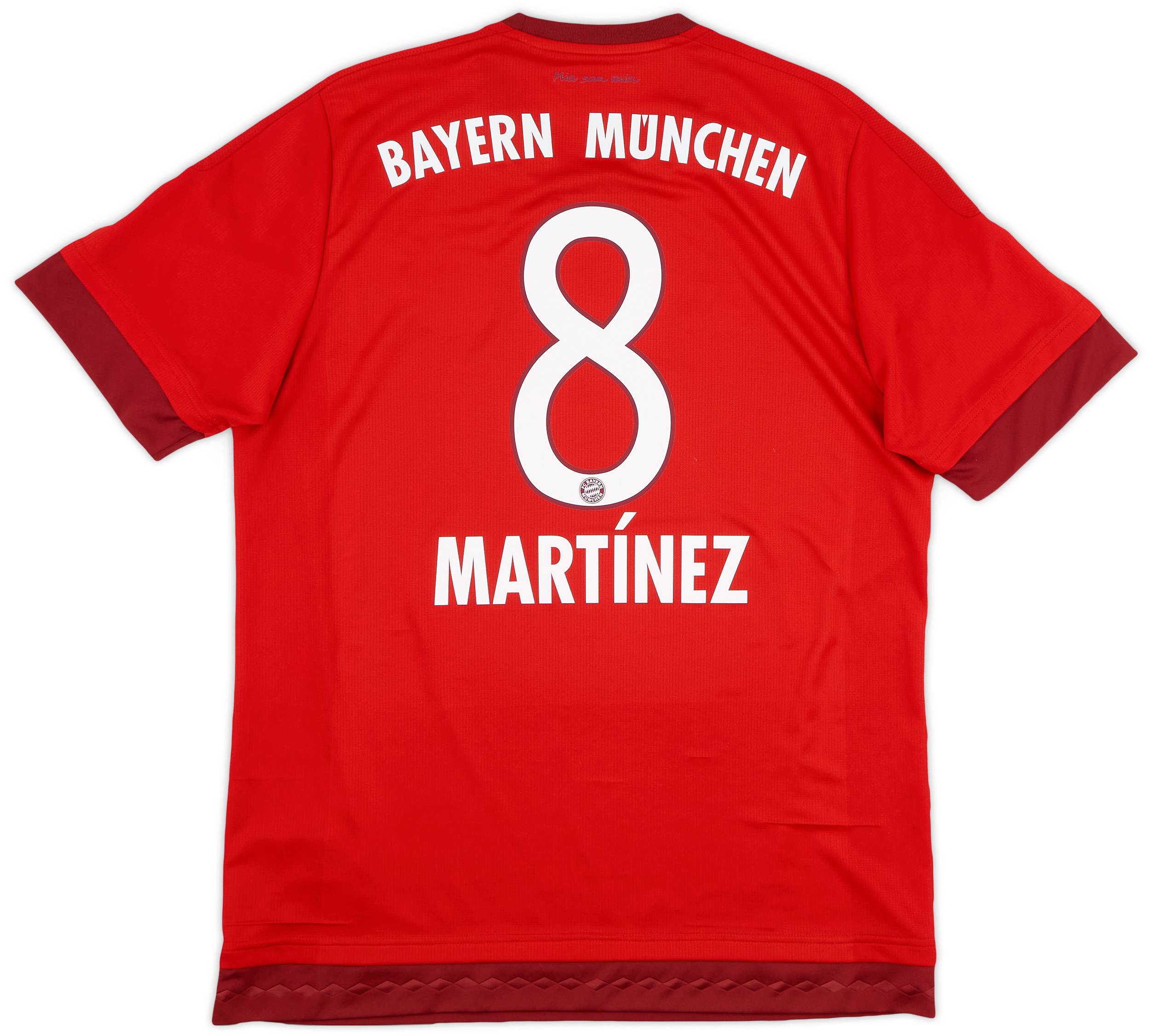 2015-16 Bayern Munich Home Shirt Martinez #8 - 9/10 - (L)