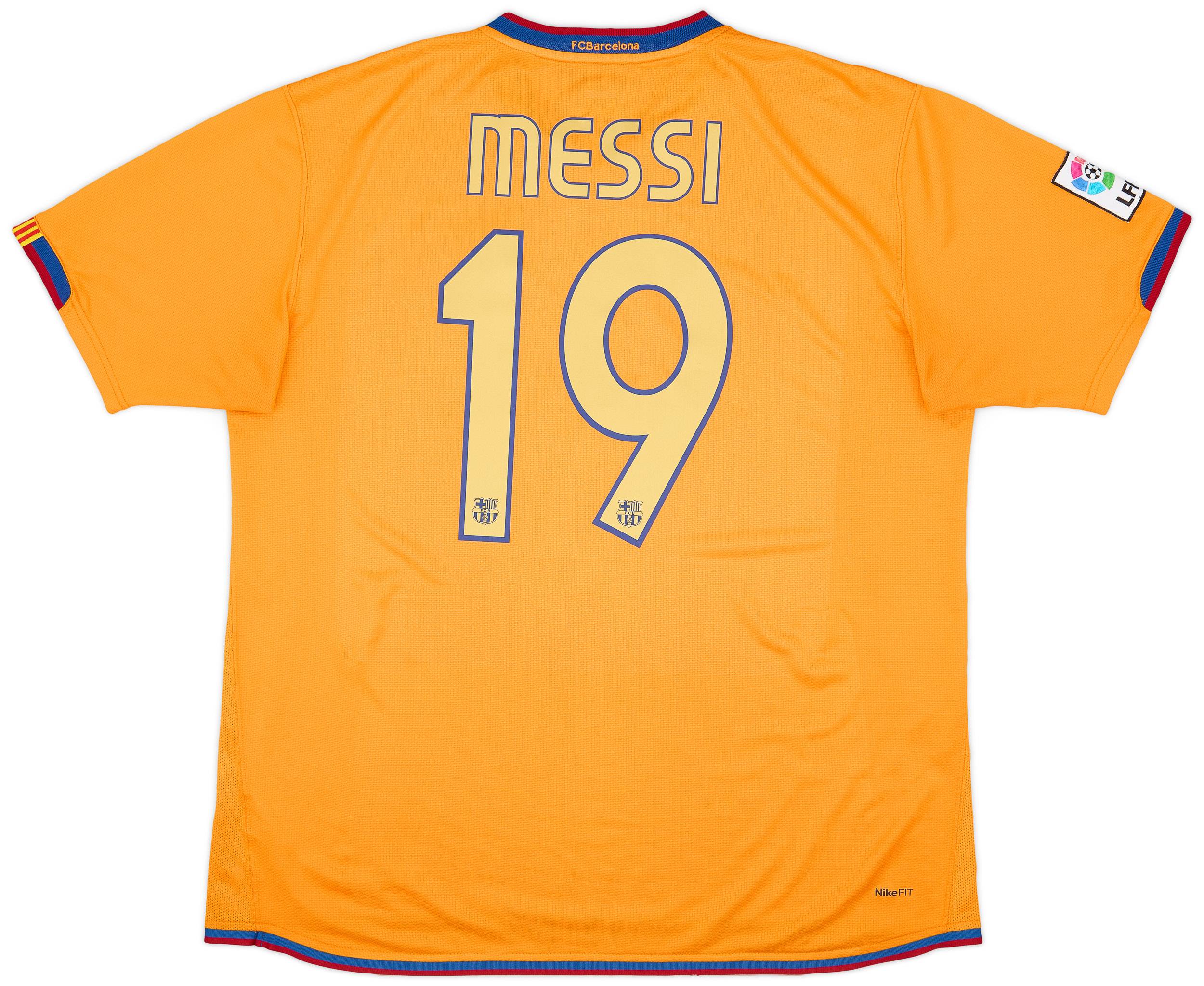2006-08 Barcelona Away Shirt Messi #19 - 6/10 - (XL)