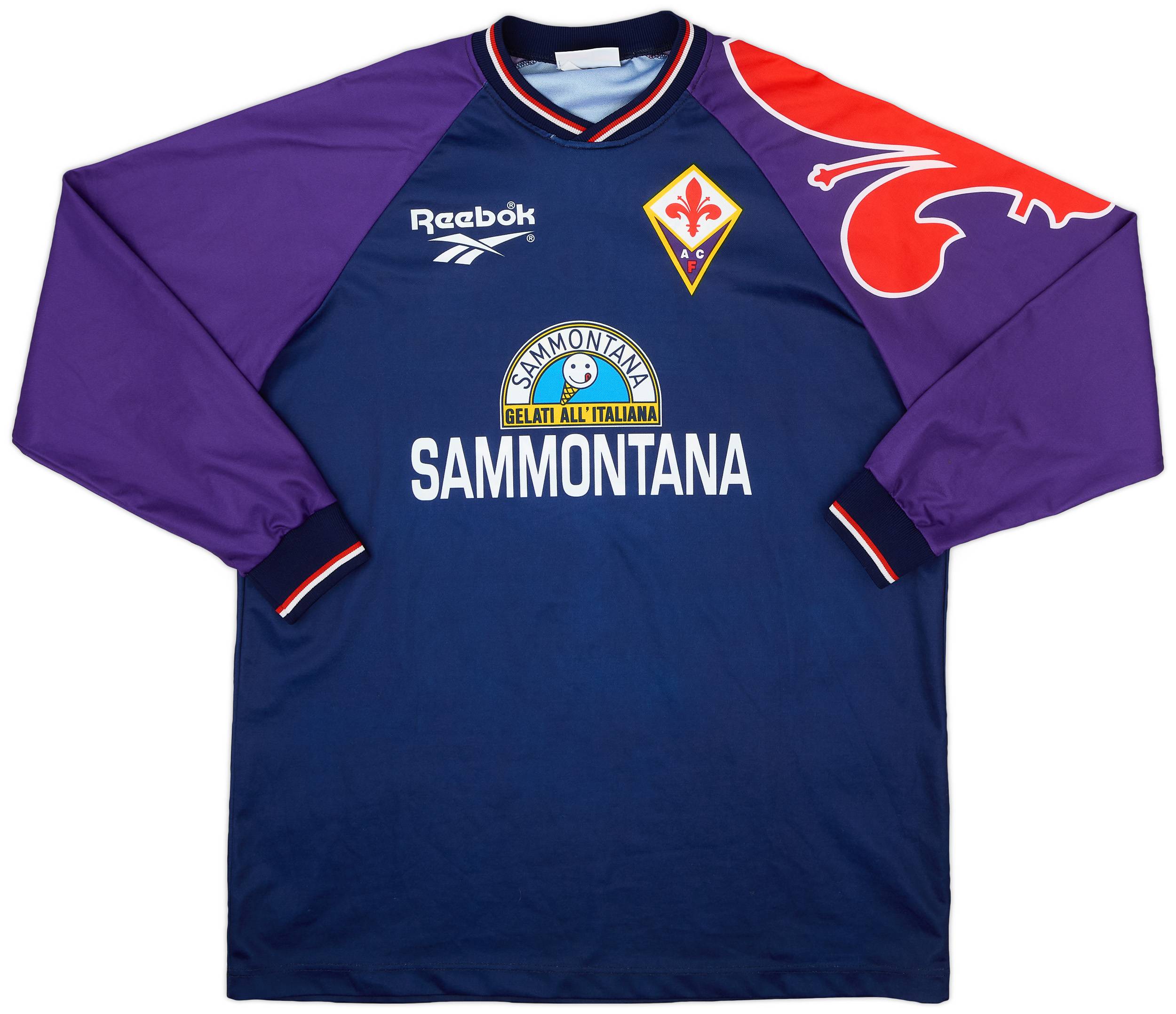 最新最全の - Shirt L/S Training Reebok Fiorentina 1995-96 8/10 (XL) - ウェア