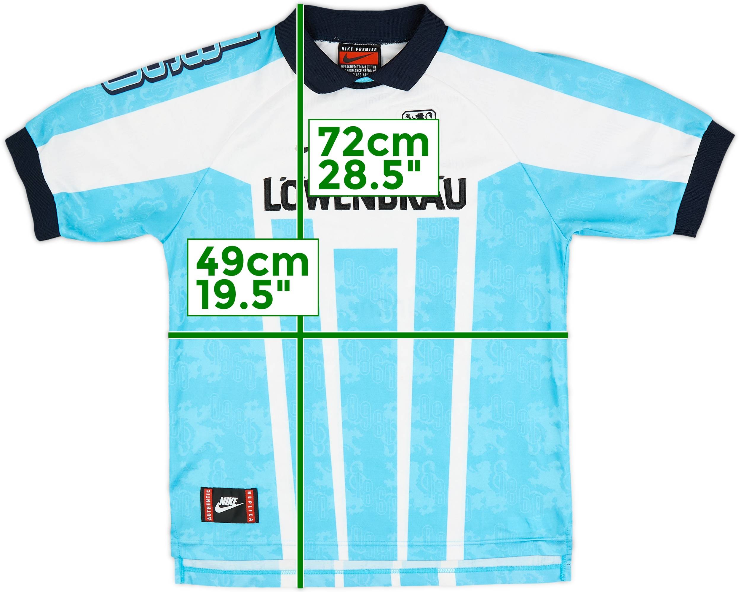 1996-97 1860 Munich Home Shirt - 8/10 - (XL.Boys)