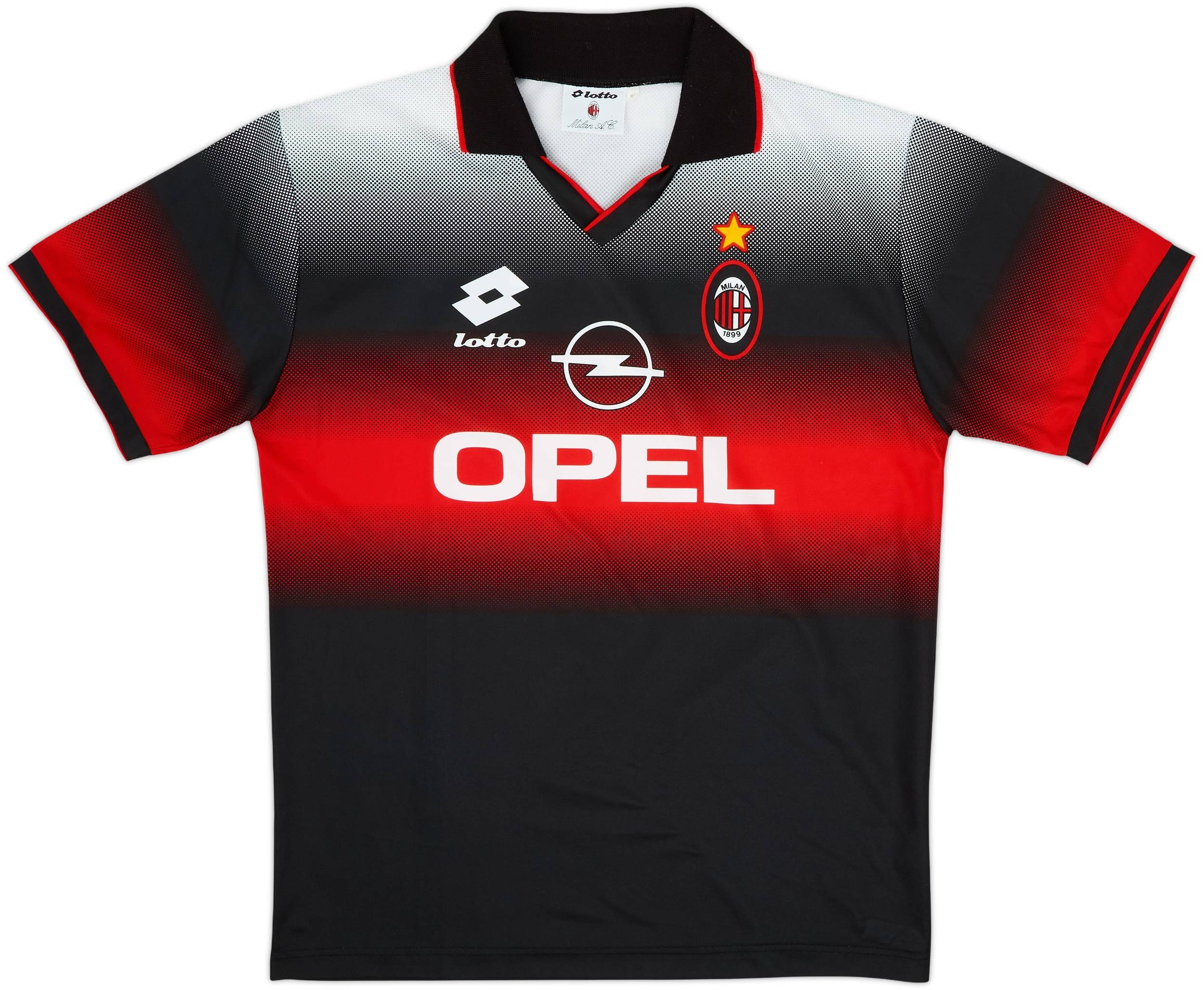 1996-97 AC Milan Lotto Training Shirt - 10/10 - (XL)