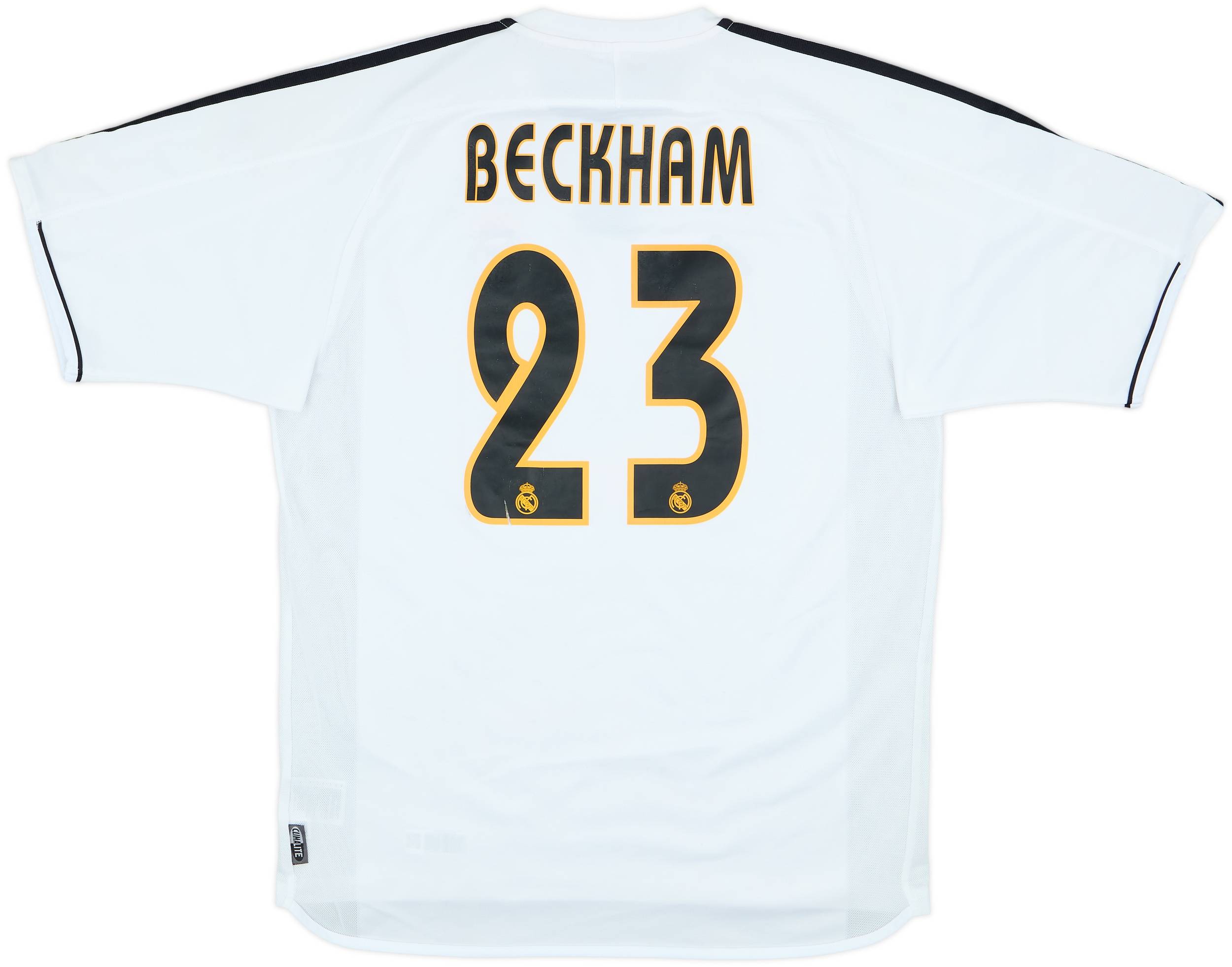 2003-04 Real Madrid Home Shirt Beckham #23 - 6/10 - (L)