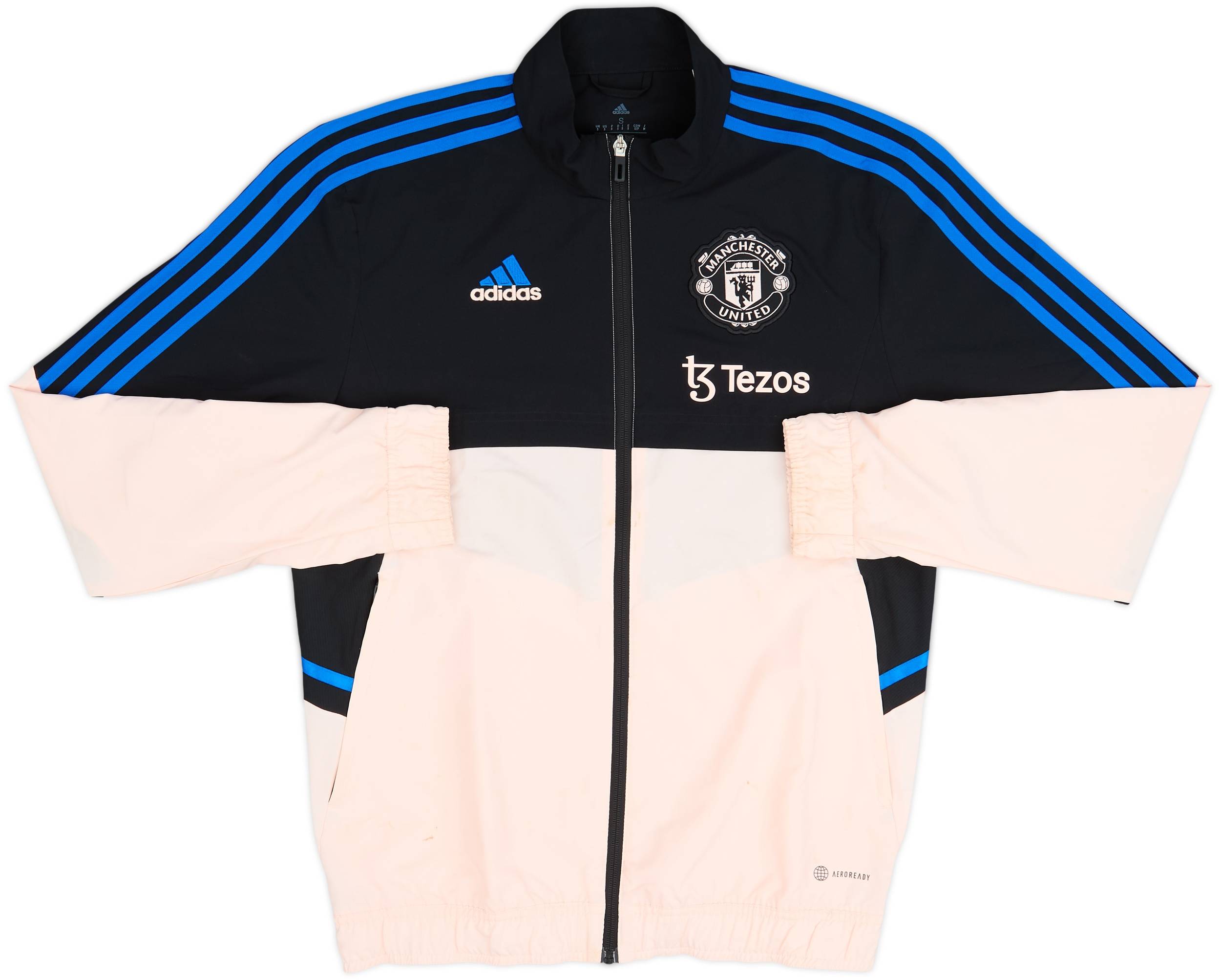 2022-23 Manchester United adidas Track Jacket - 8/10 - (S)