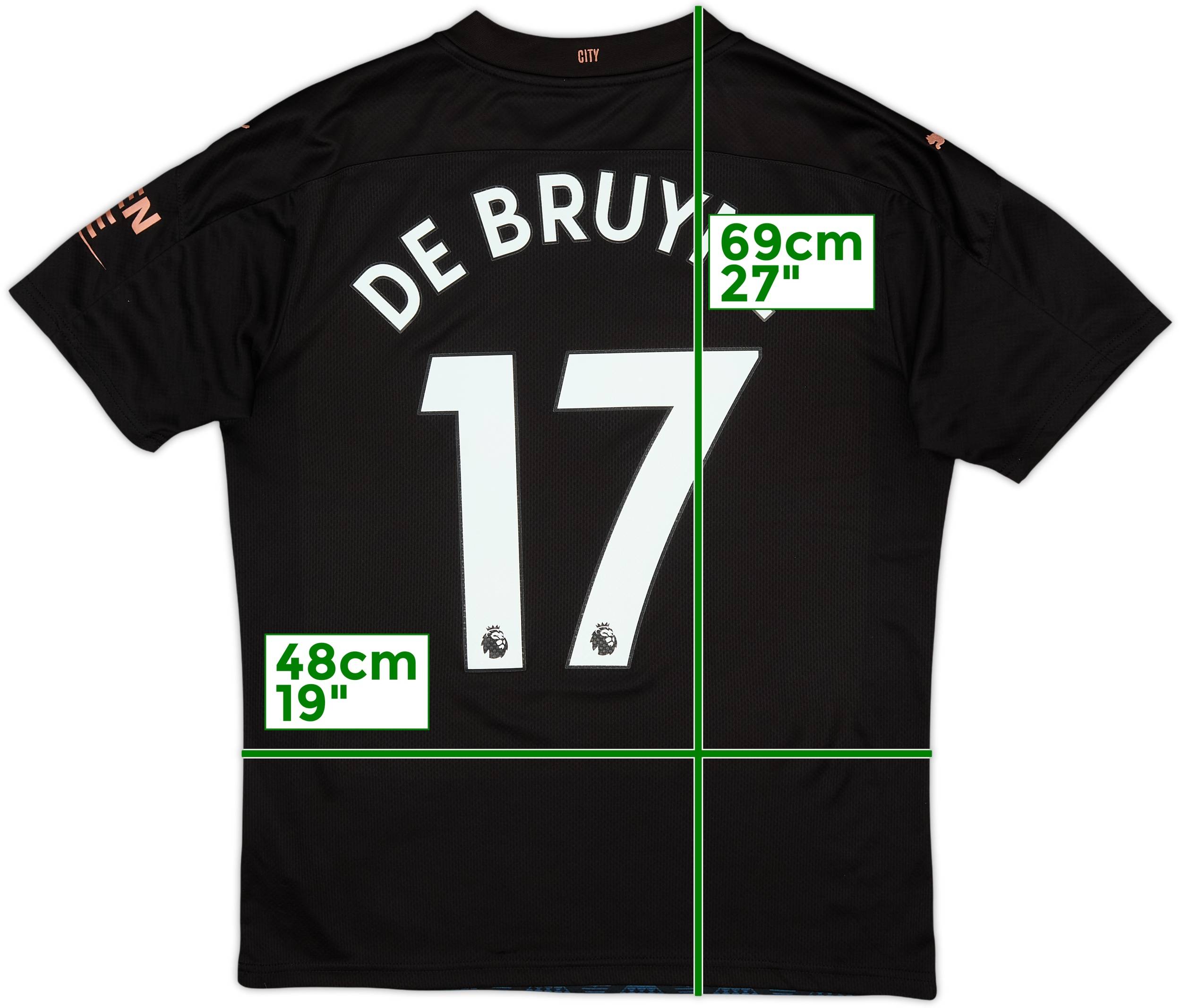 2020-21 Manchester City Away Shirt De Bruyne #17 - 8/10 - (M)