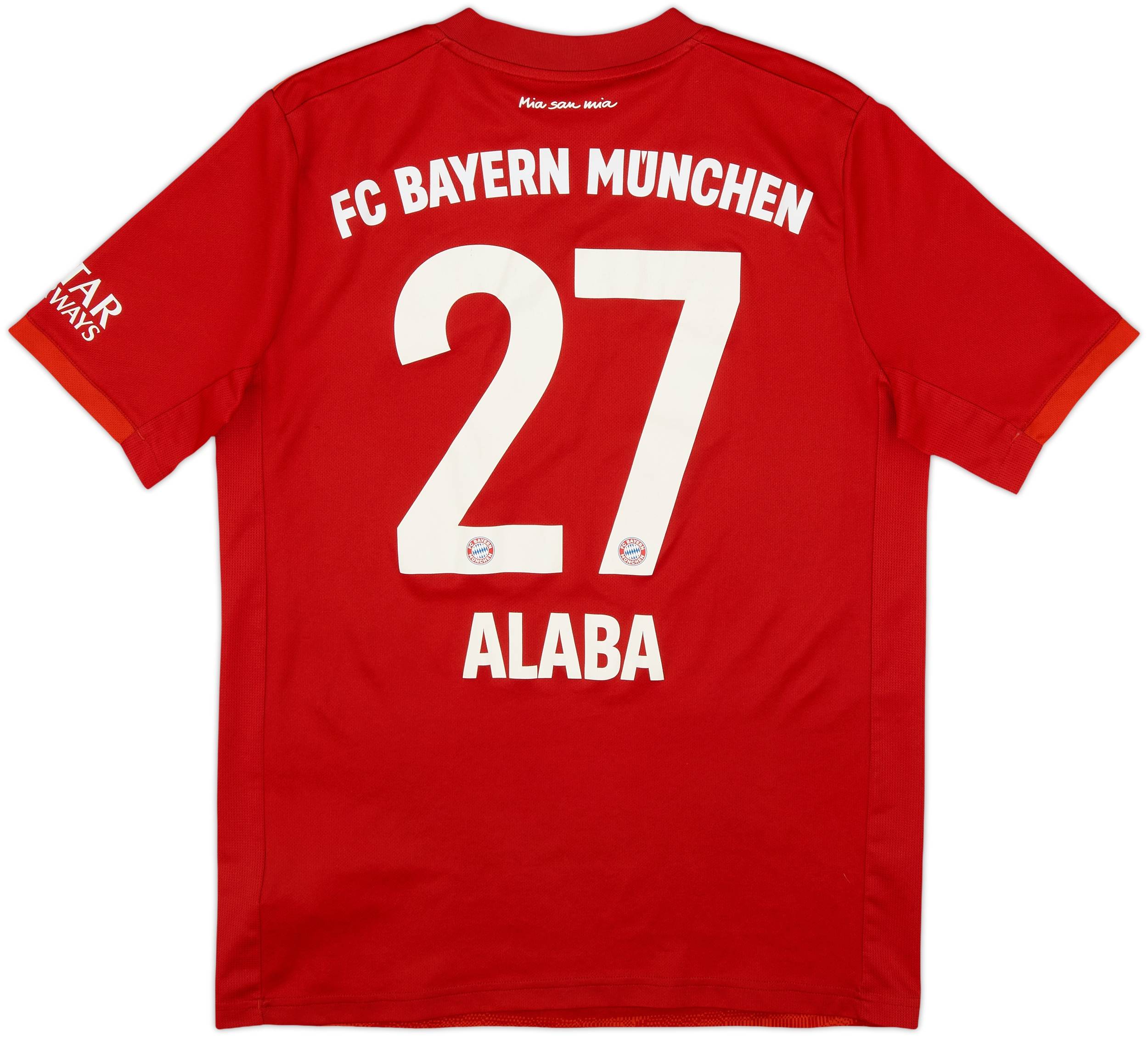 2019-20 Bayern Munich Home Shirt Alaba #27 - 7/10 - (XL.Boys)