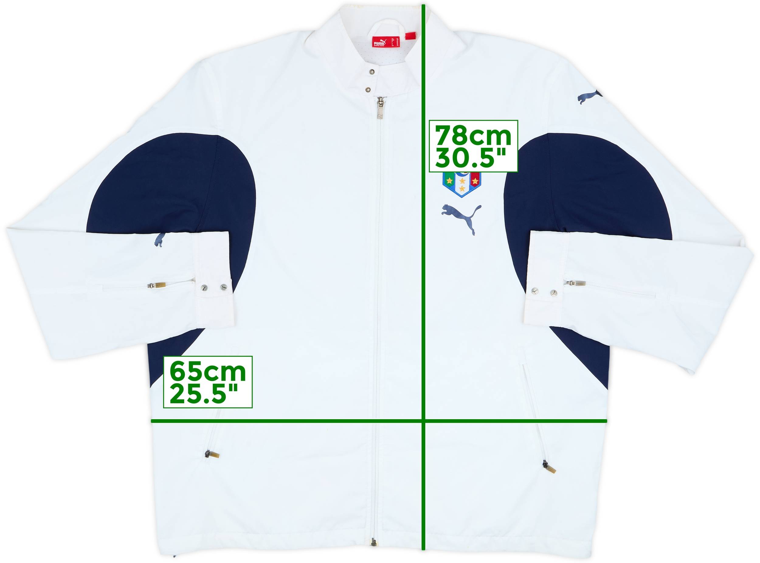 2006-08 Italy Puma Track Jacket - 6/10 - (XL)