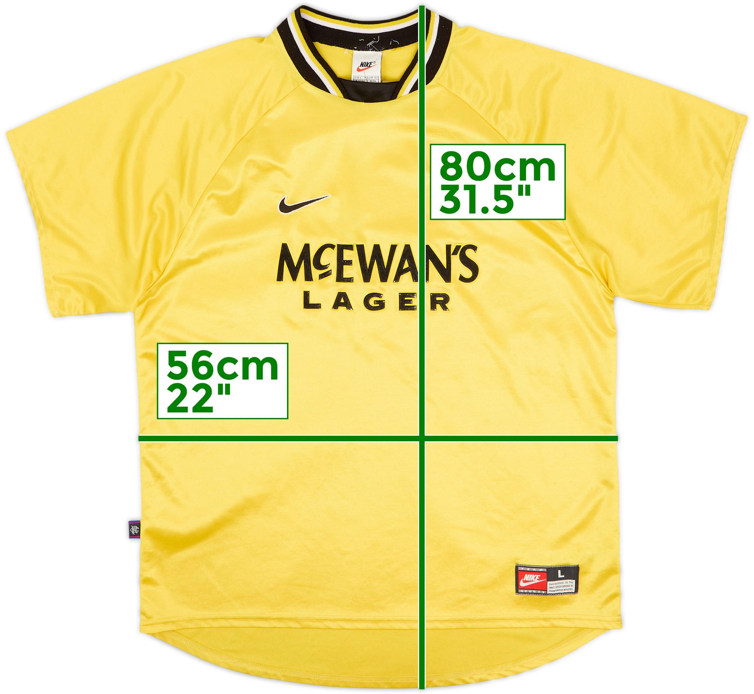 1998-99 Rangers GK Shirt - 4/10 - (L)