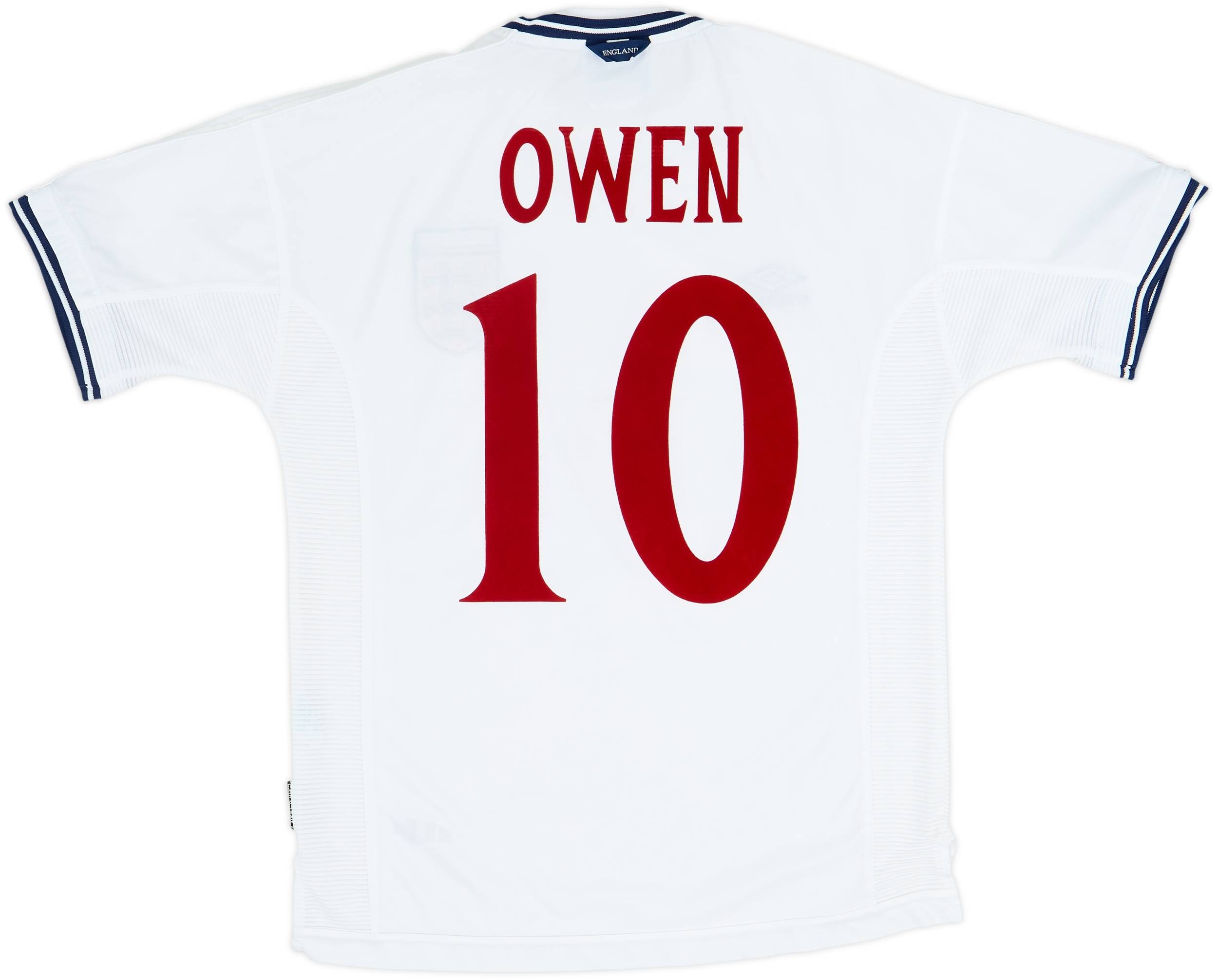 1999-01 England Home Shirt Owen #10 - 8/10 - (M)