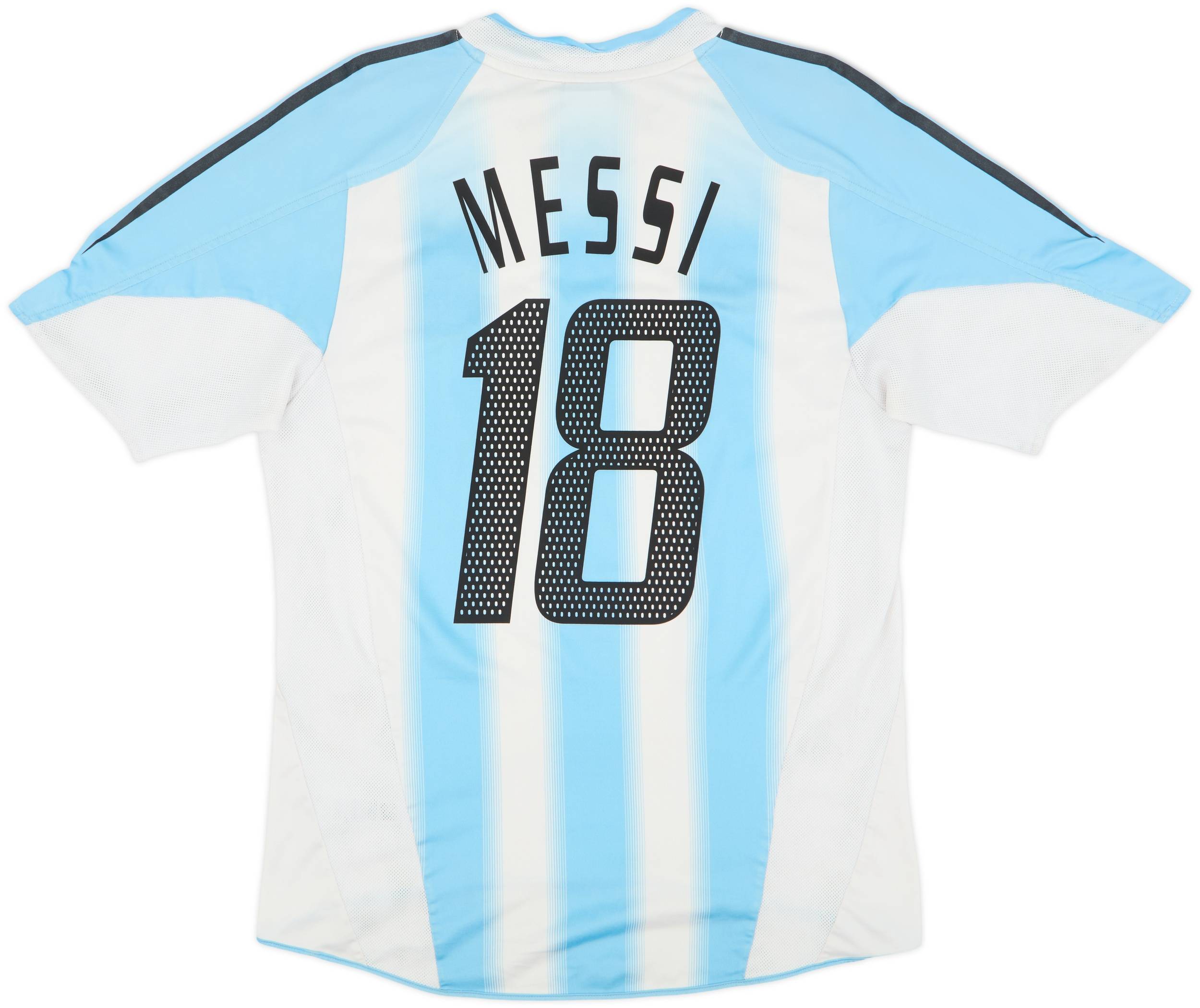 2004-05 Argentina Home Shirt Messi #18 - 8/10 - (M)