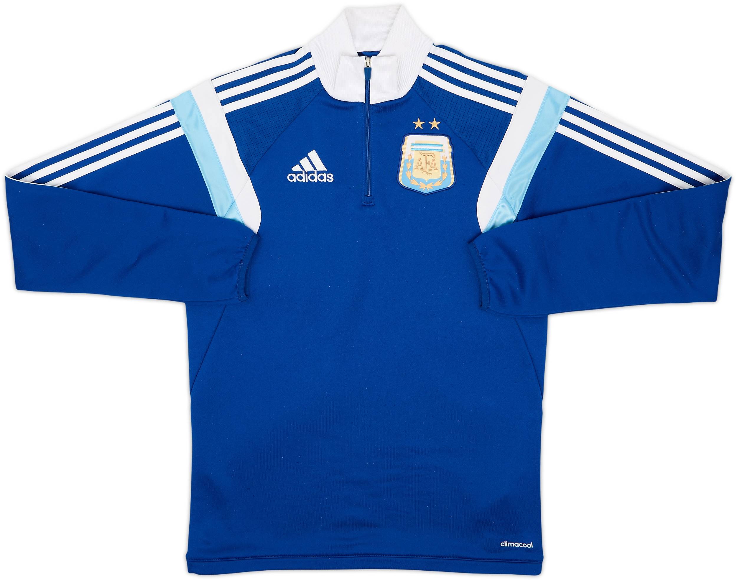 2014-15 Argentina adidas 1/4 Zip Training Top - 7/10 - (XS)