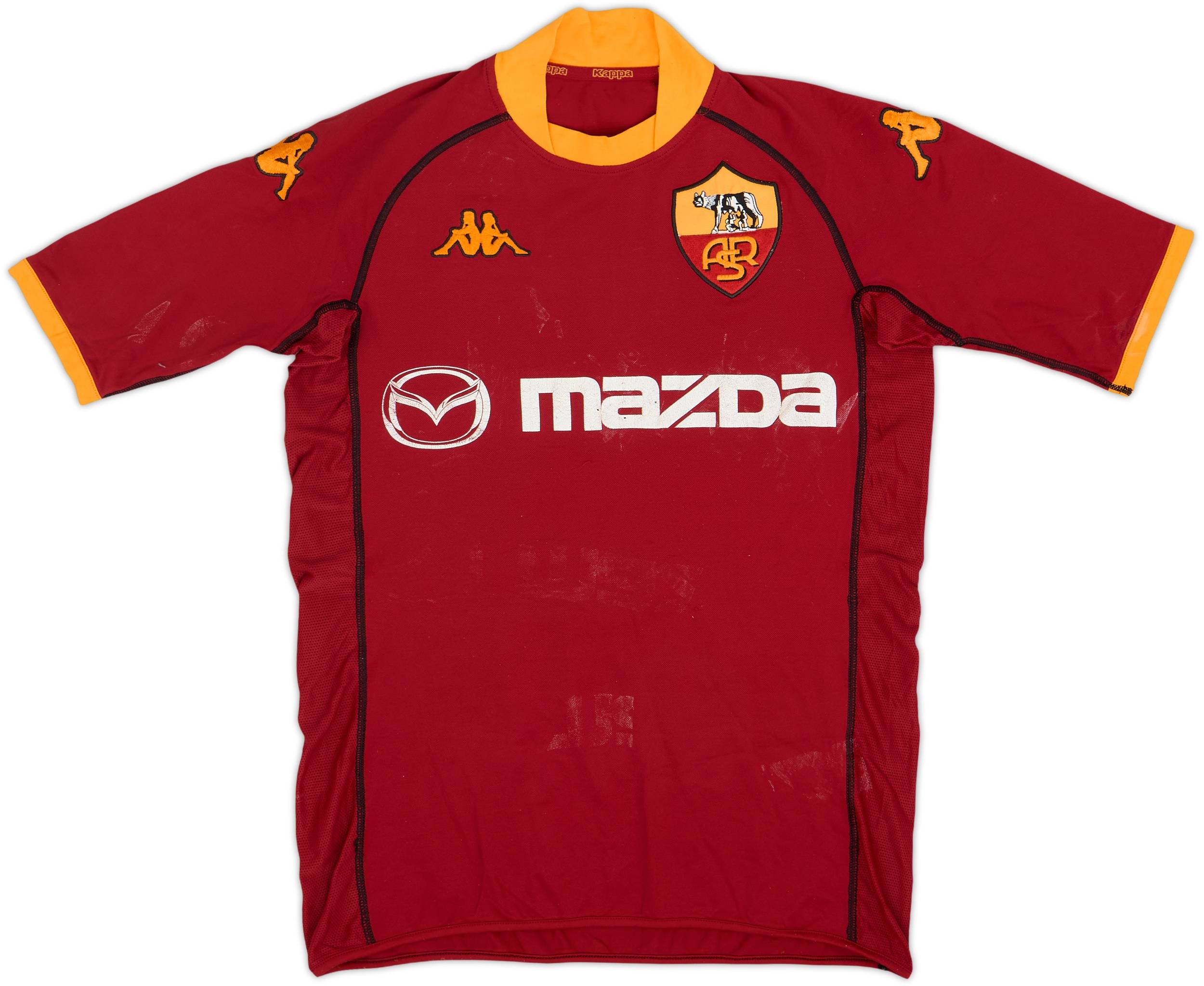 2002-03 Roma Home Shirt Montella #9 - 5/10 - (M)