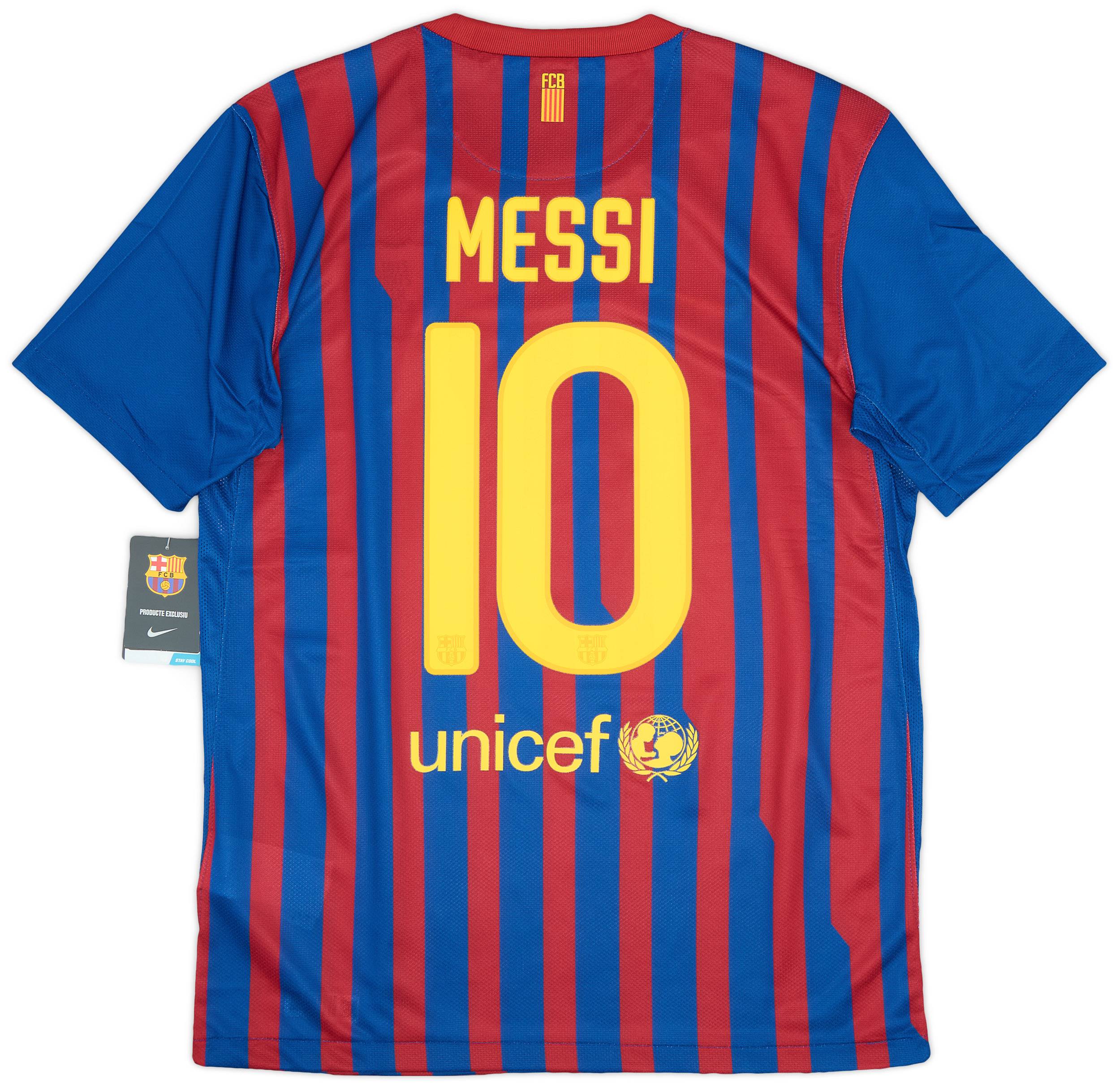 2011-12 Barcelona Home Shirt Messi #10 (M)