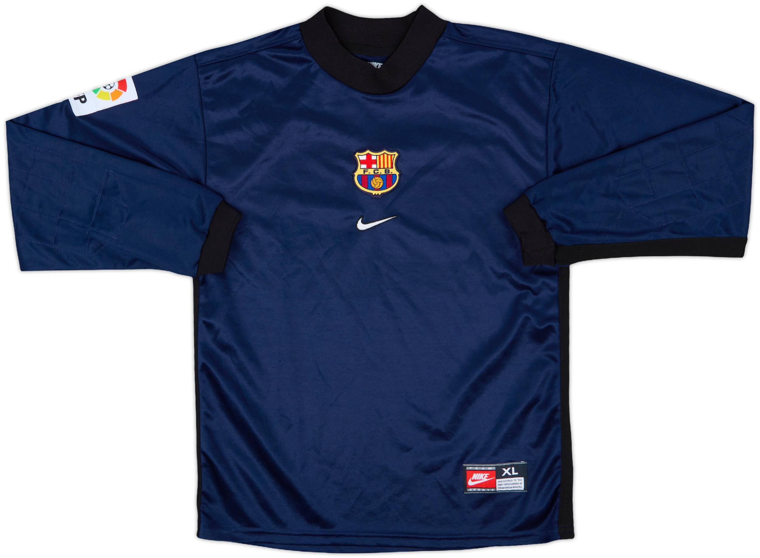 1998-99 Barcelona GK Shirt - 8/10 - (XL.Boys)
