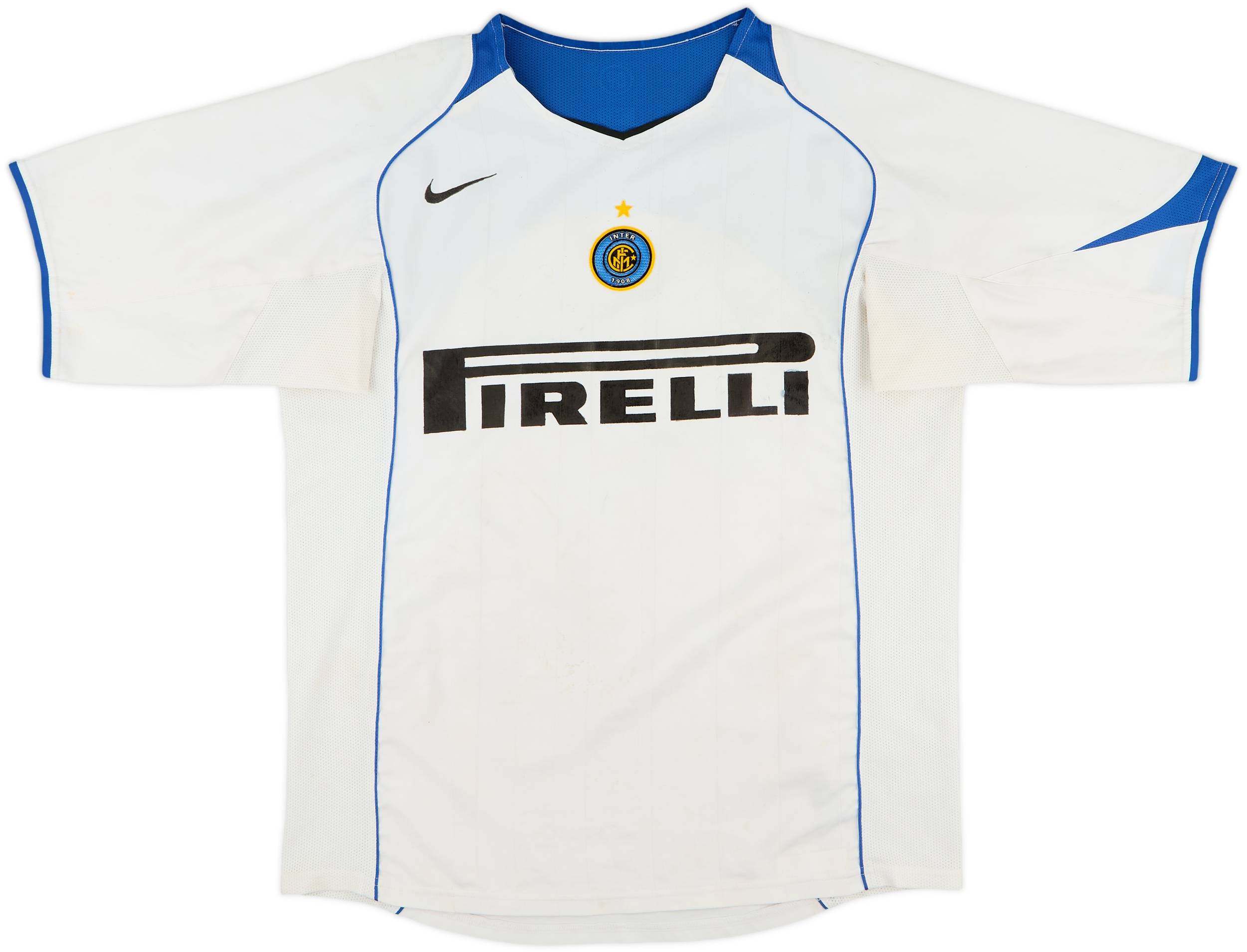 ウェア 05-06s NIKE INTER MILAN AWAY GAME SHIRTS 2005-06 Inter Milan Away Shirt Veron #14 - 8/10 - (M)