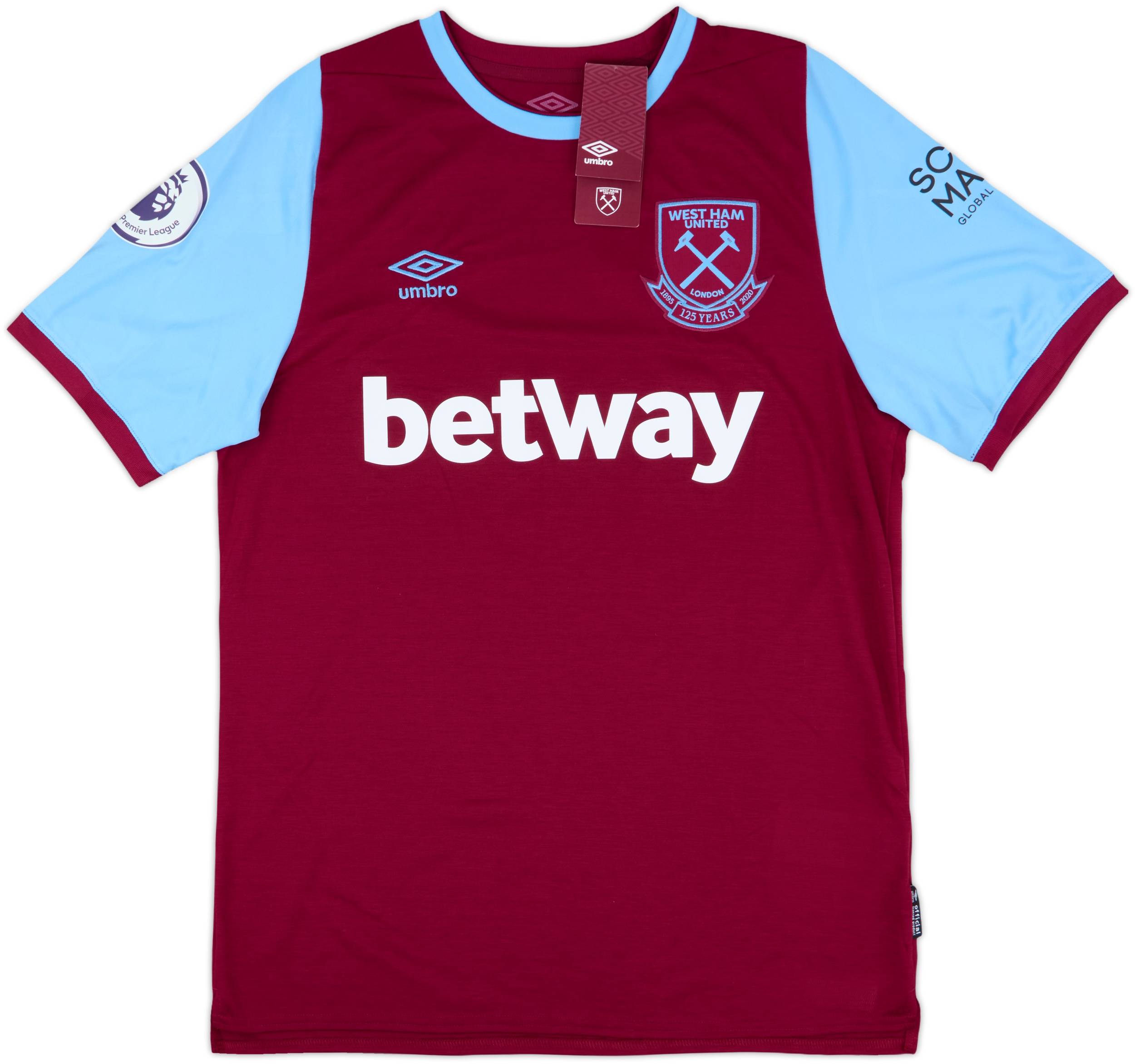 Premier League Lingard West Ham Shirt West Ham United Home 2020