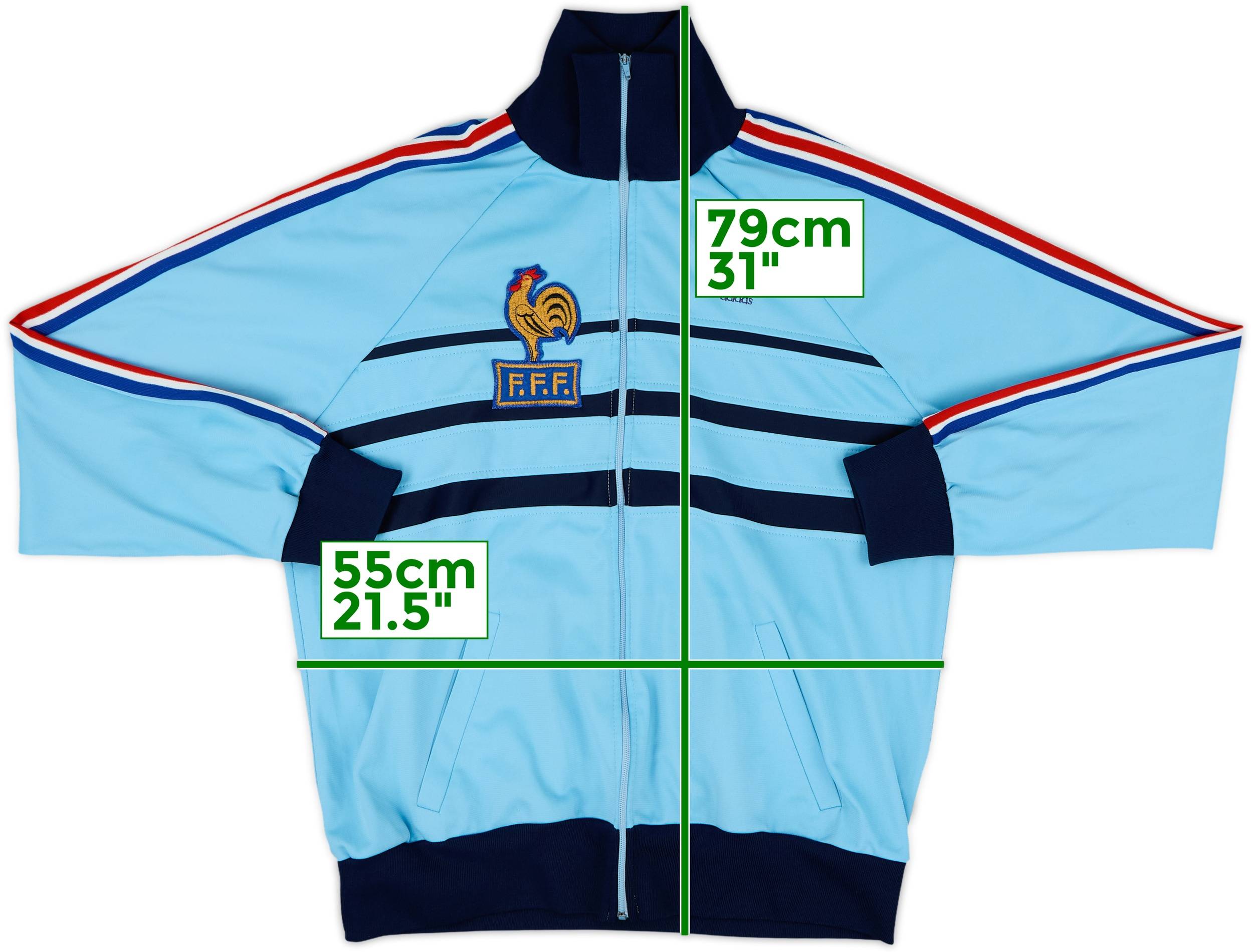 équipe De Pull Adidas France 82 1982 France Adidas Track Jacket