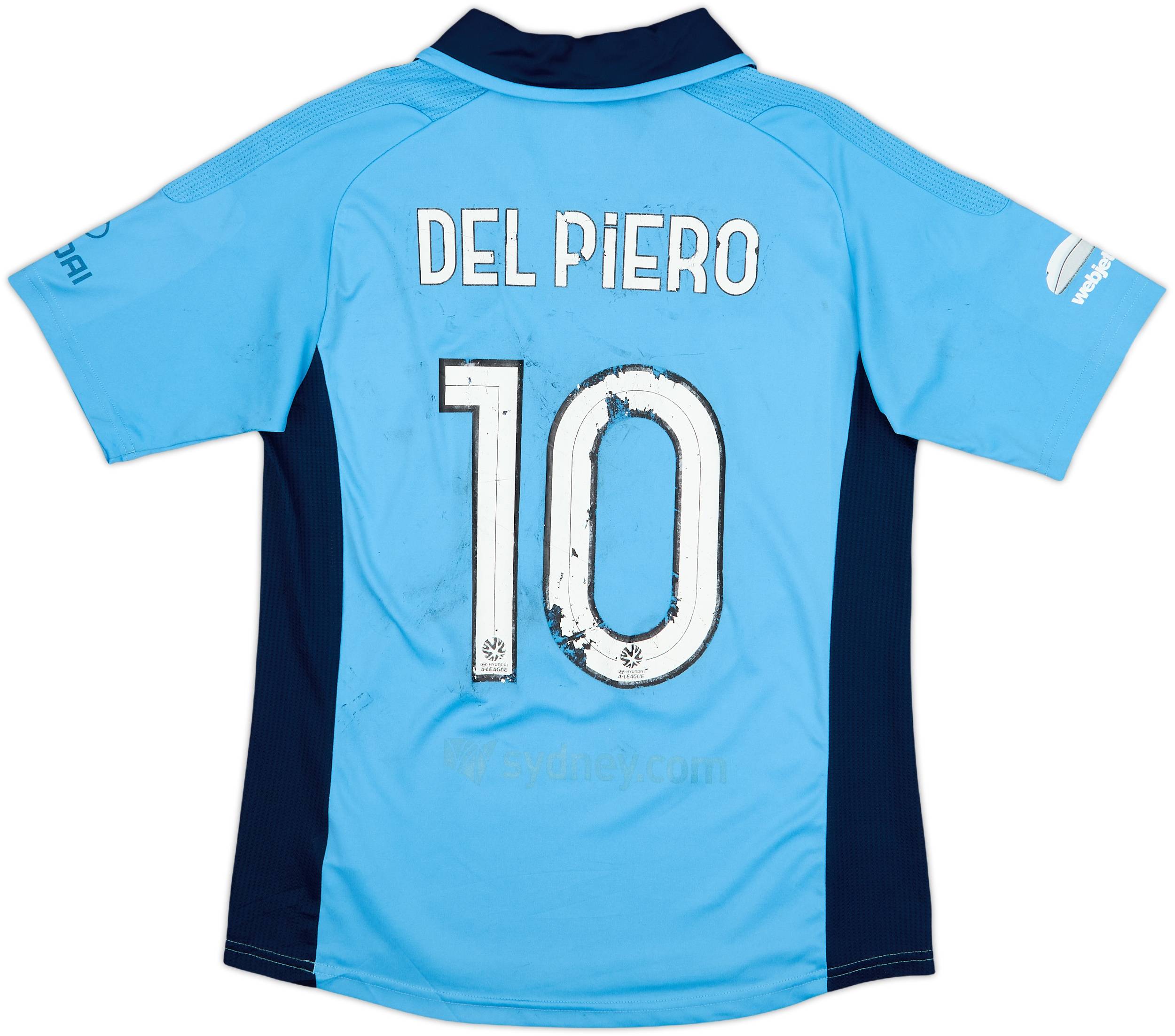 Sydney FC DEL PIERO 10 アウェイシャツ　Mサイズ 2012 Sydney FC DEL PIERO *800th Game* Soccer Jersey Football Shirt