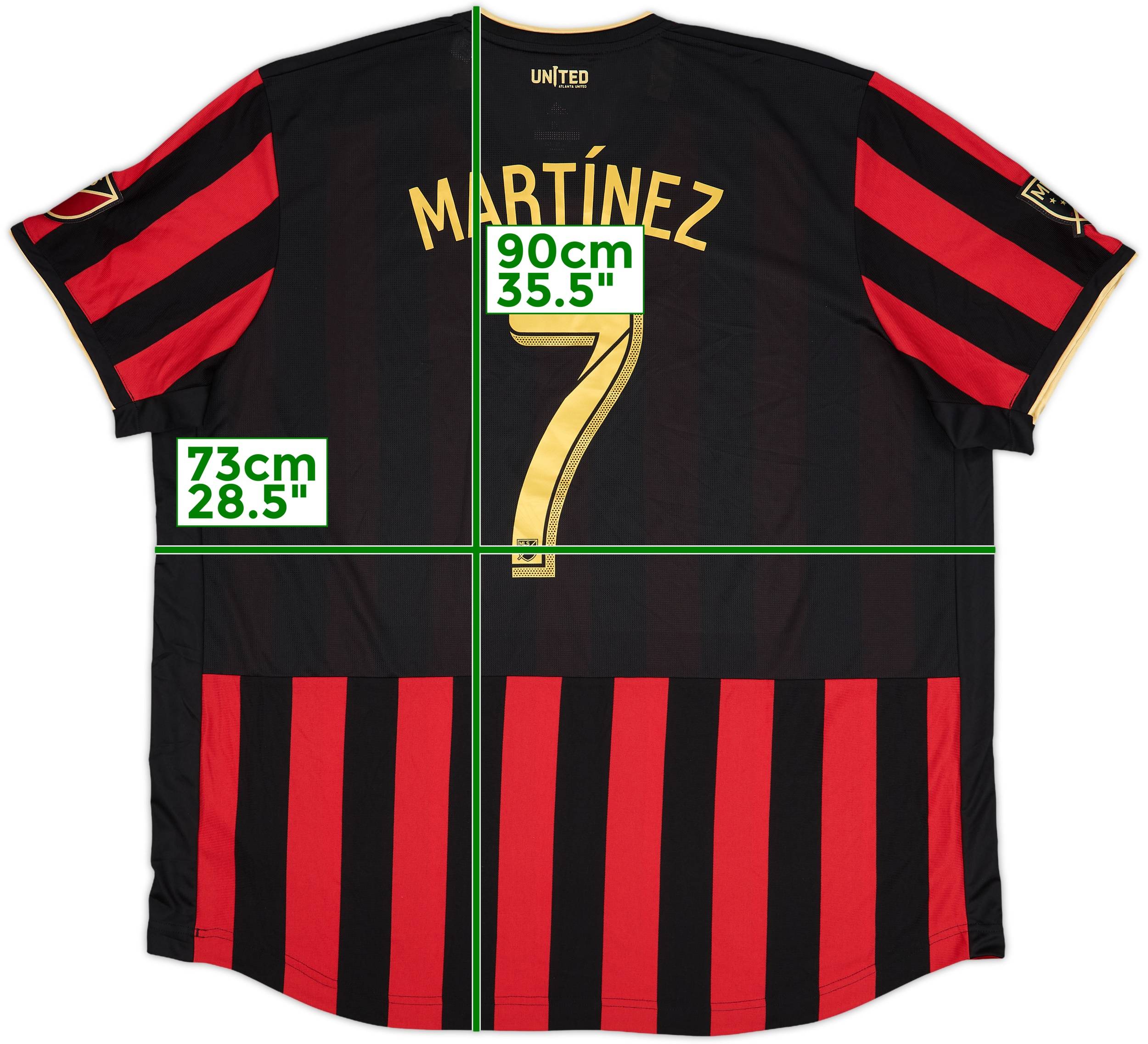 2019-20 Atlanta United Authentic Home Shirt Martinez #7 (3XL)