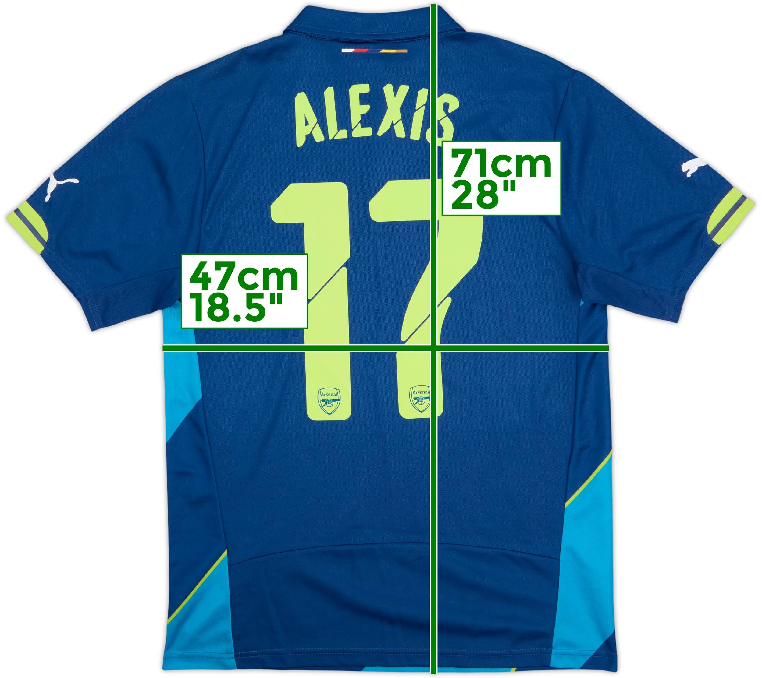 2014-15 Arsenal Third Shirt Alexis #17 (S)