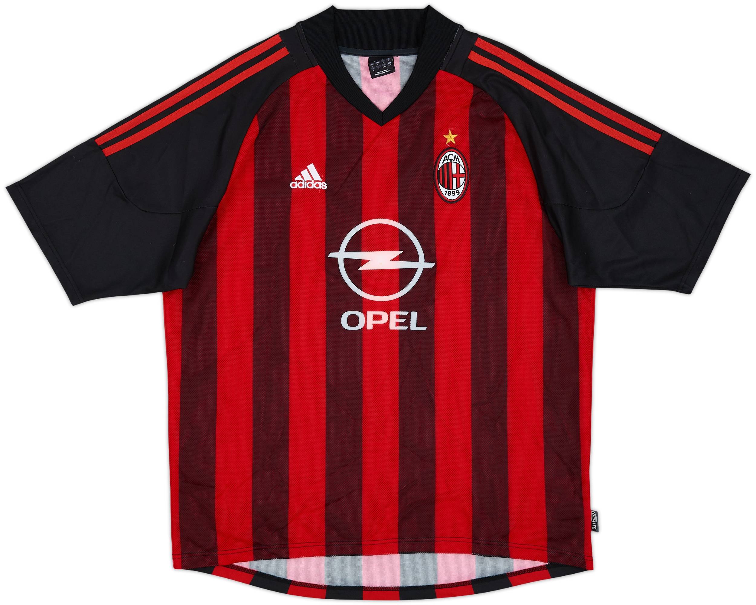 2002-03 AC Milan Home Shirt Shevchenko #7 - 8/10 - (L)