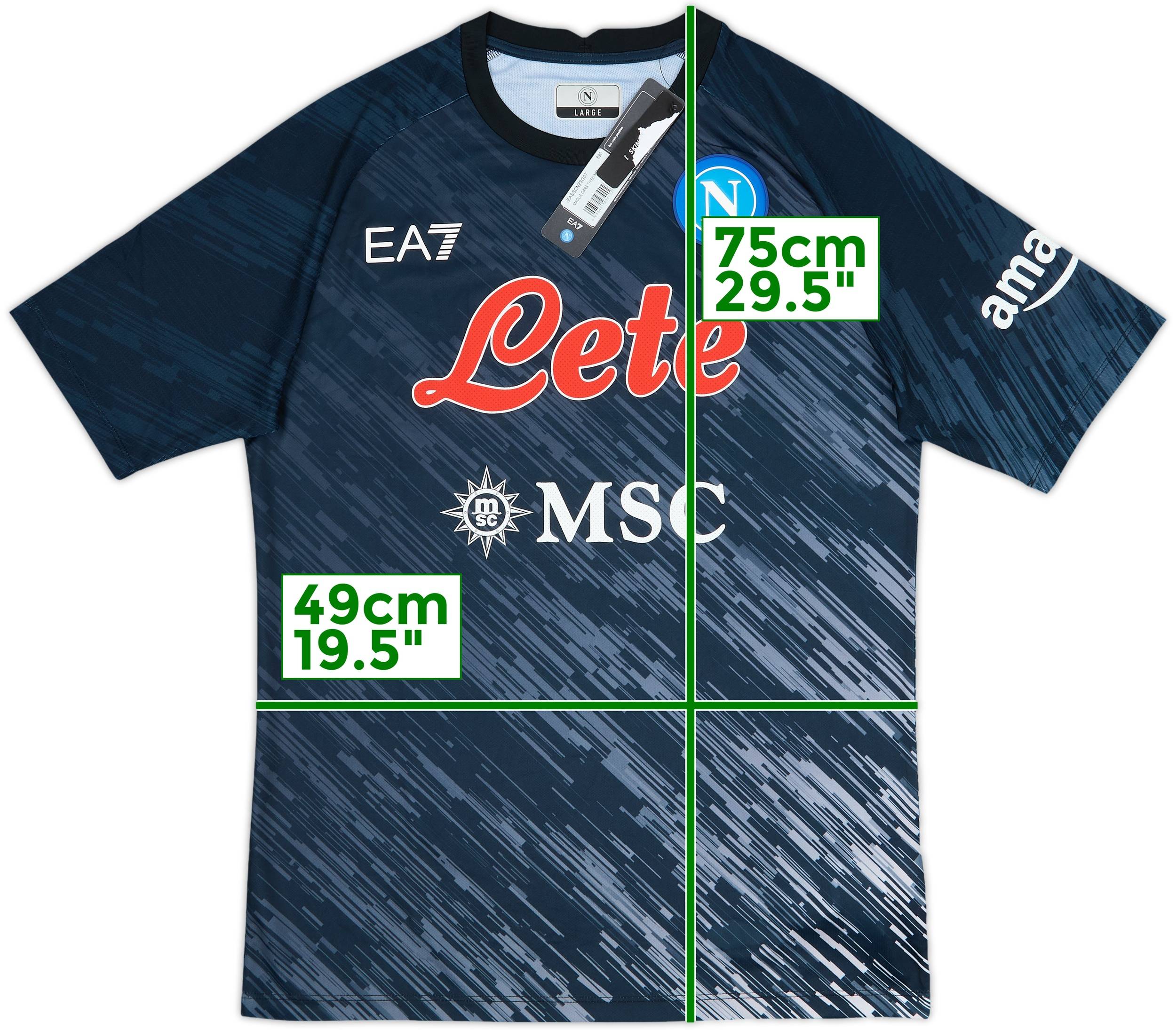 2022-23 Napoli Authentic Third Shirt (L)