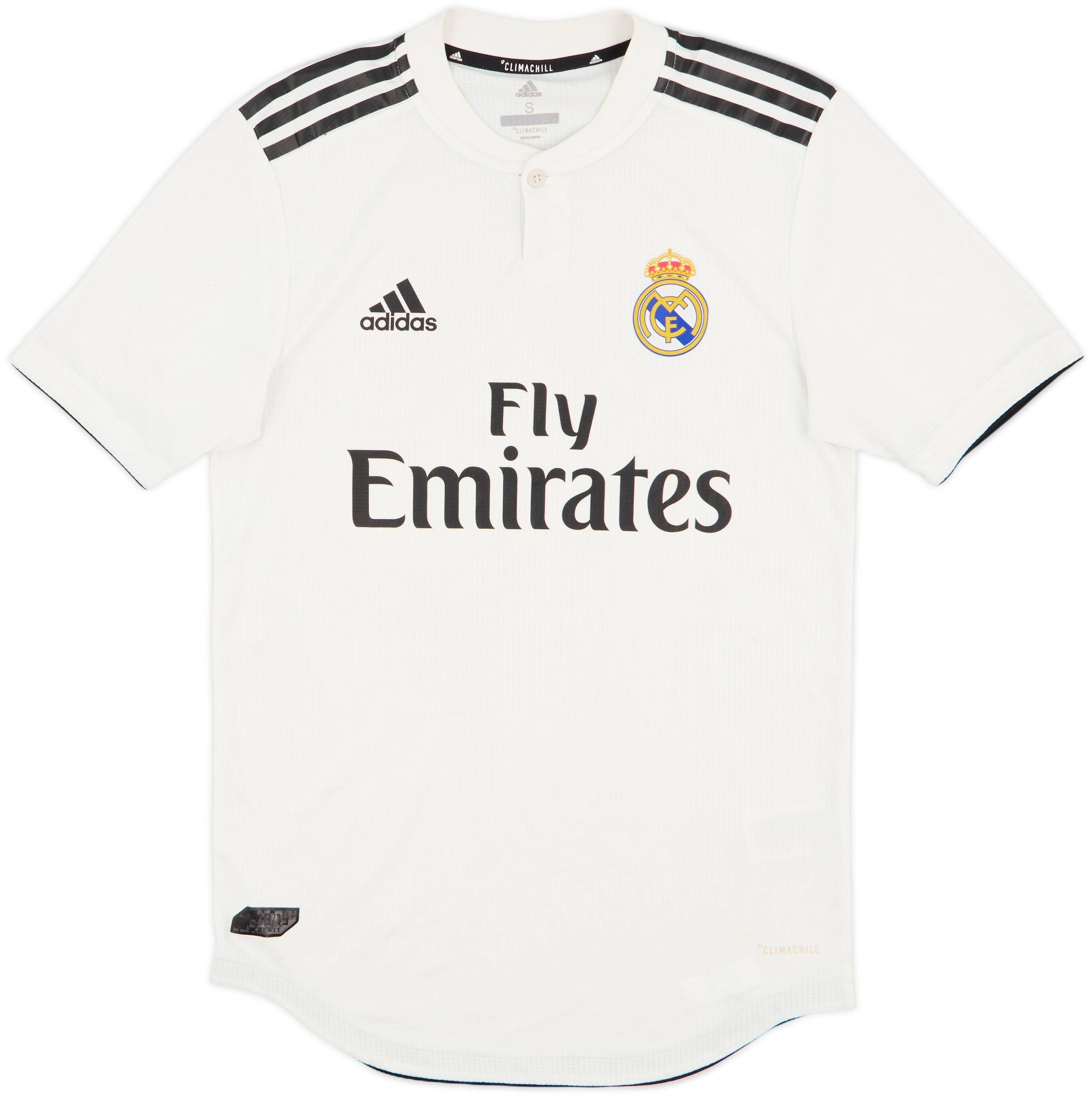 2018-19 Real Madrid Authentic Home Shirt 6/10 (S)