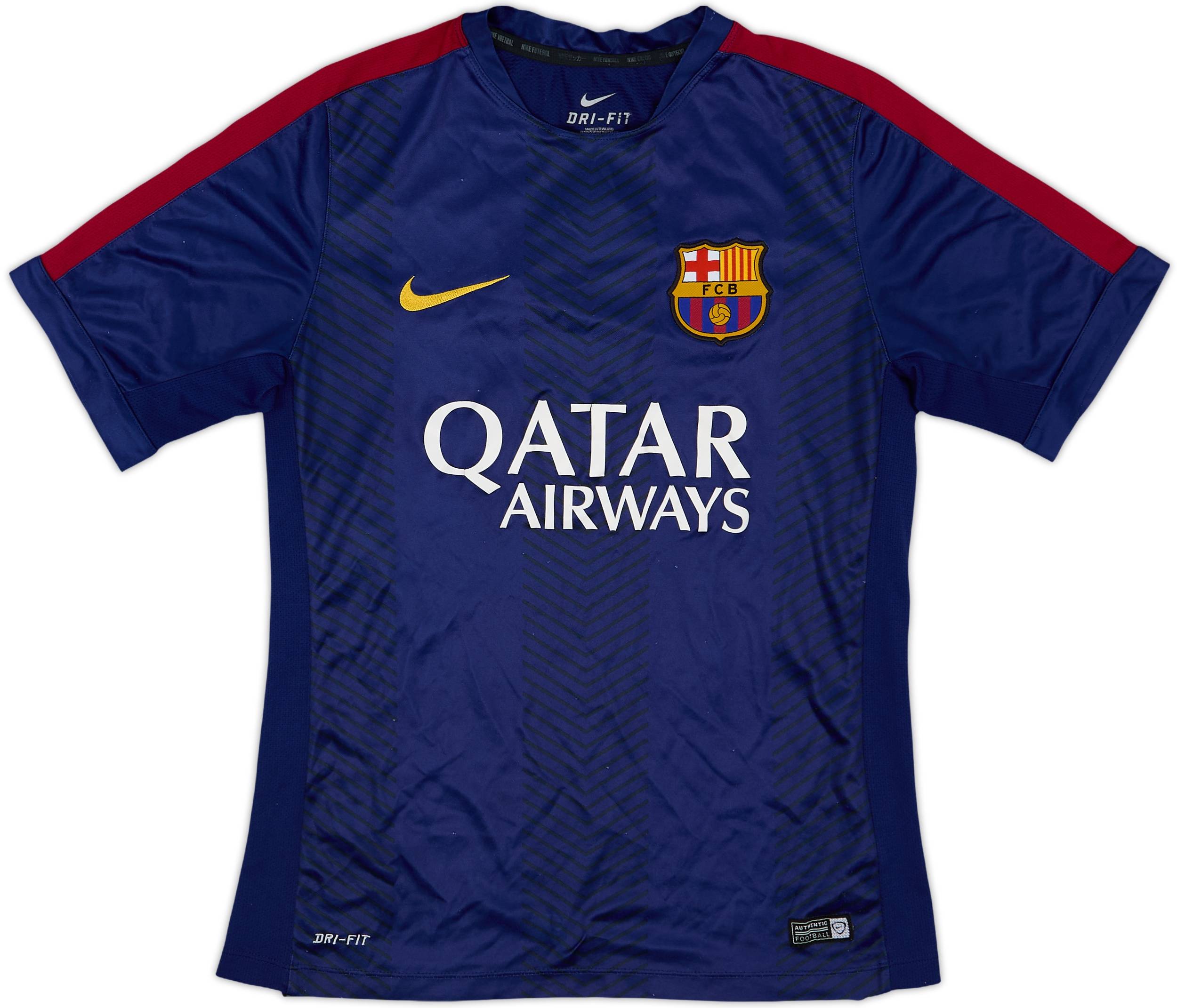 Nike FC Barcelona ストライプシャツ Mサイズ 2014-15 Barcelona Nike Training Shirt - 5/10 - (M)