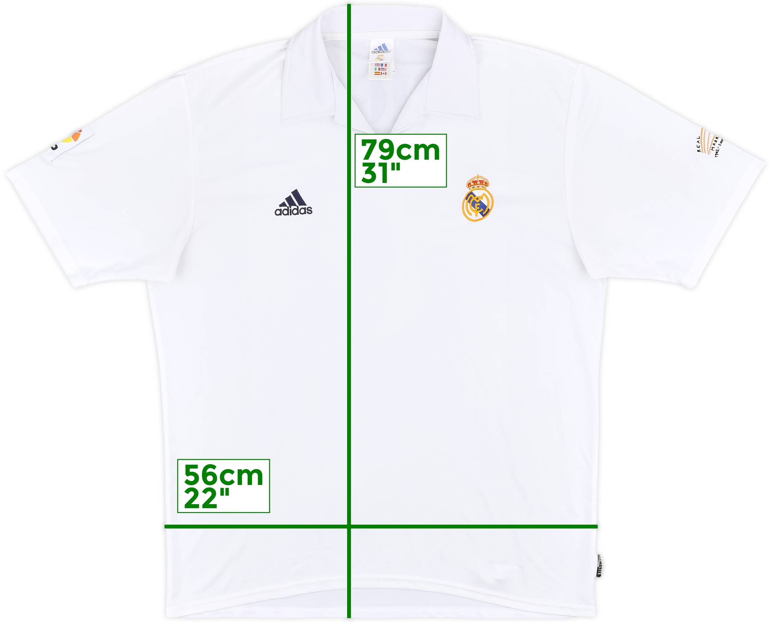 adidas REAL MADRID 「FIGO 10」　M　deadstock Luis Figo #10 Real Madrid 00/01 Away Jersey Portugal
