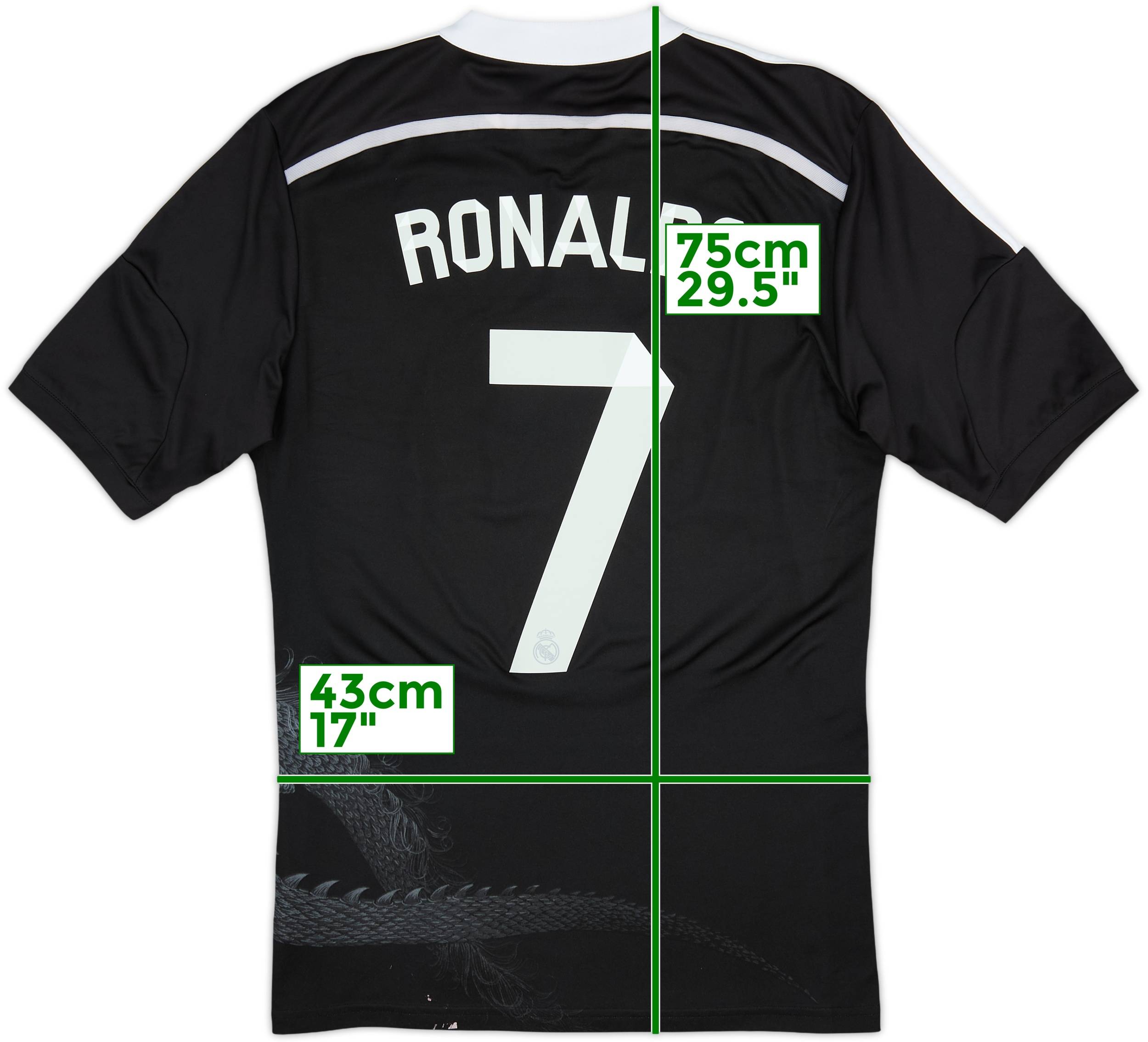 2014-15 Real Madrid Third Shirt Ronaldo #7 - 6/10 - (M)