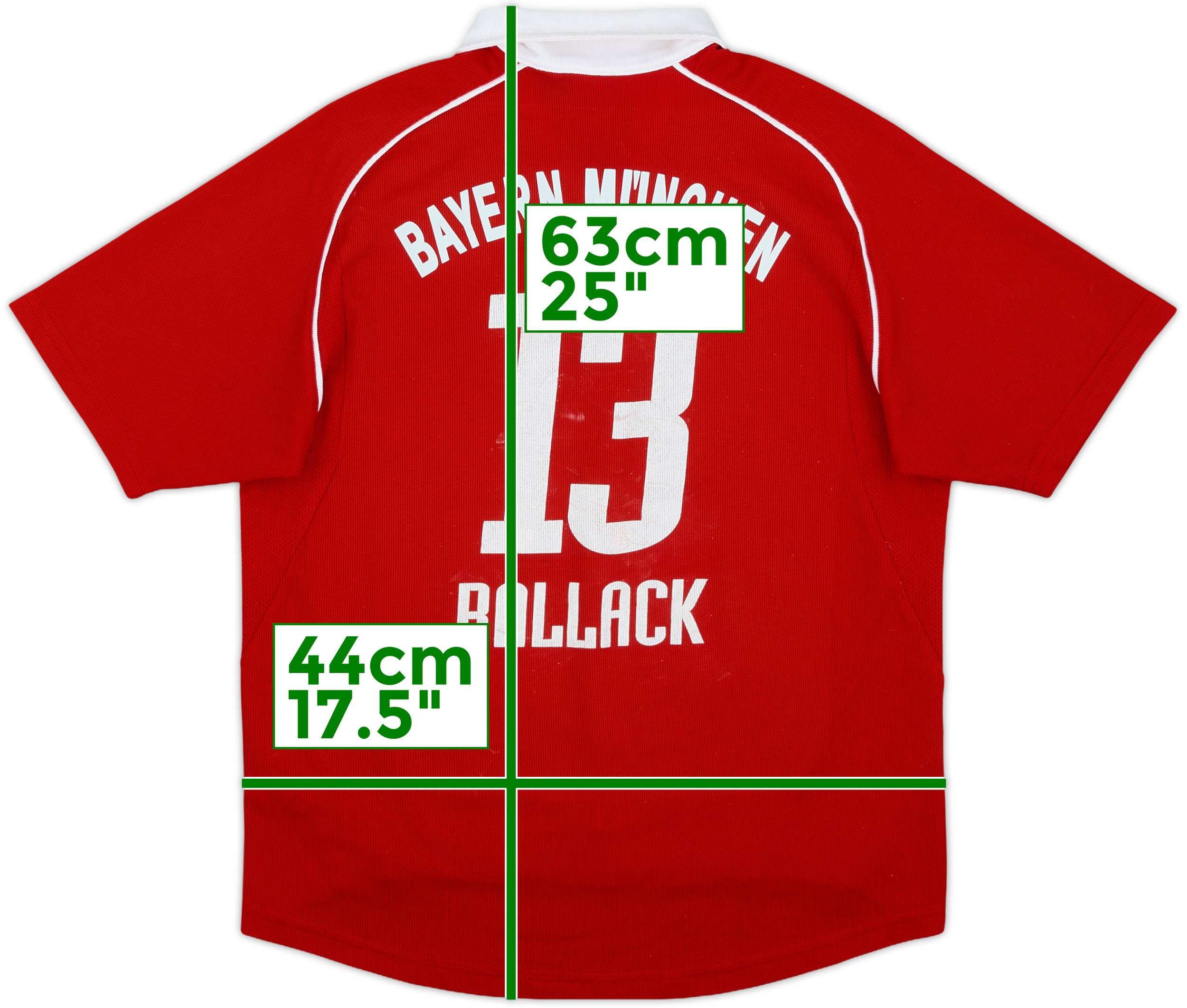 Bayern München Ballack 13 シャツ 2002-03 Bayern Munich Player Issue CL Shirt Ballack #13 - 7