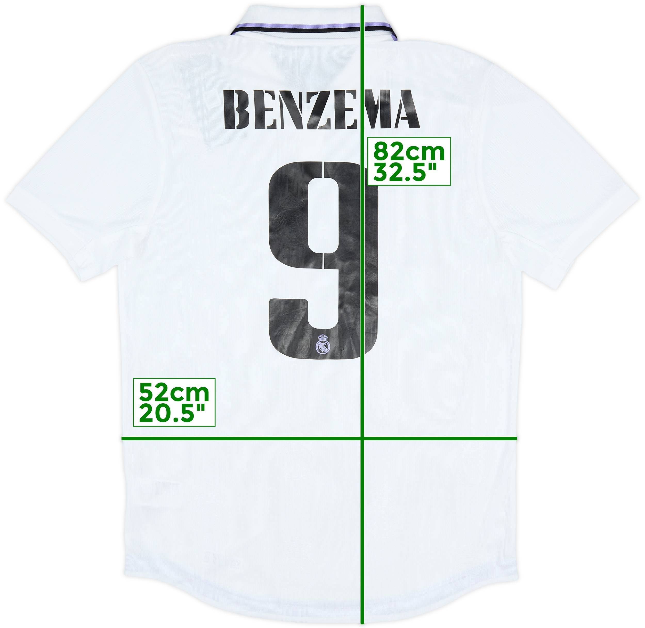 【n】Real Madrid 120周年記念シャツ Benzema 9 2022-23 Real Madrid Third Shirt Benzema #9 - 7/10 - (XS)