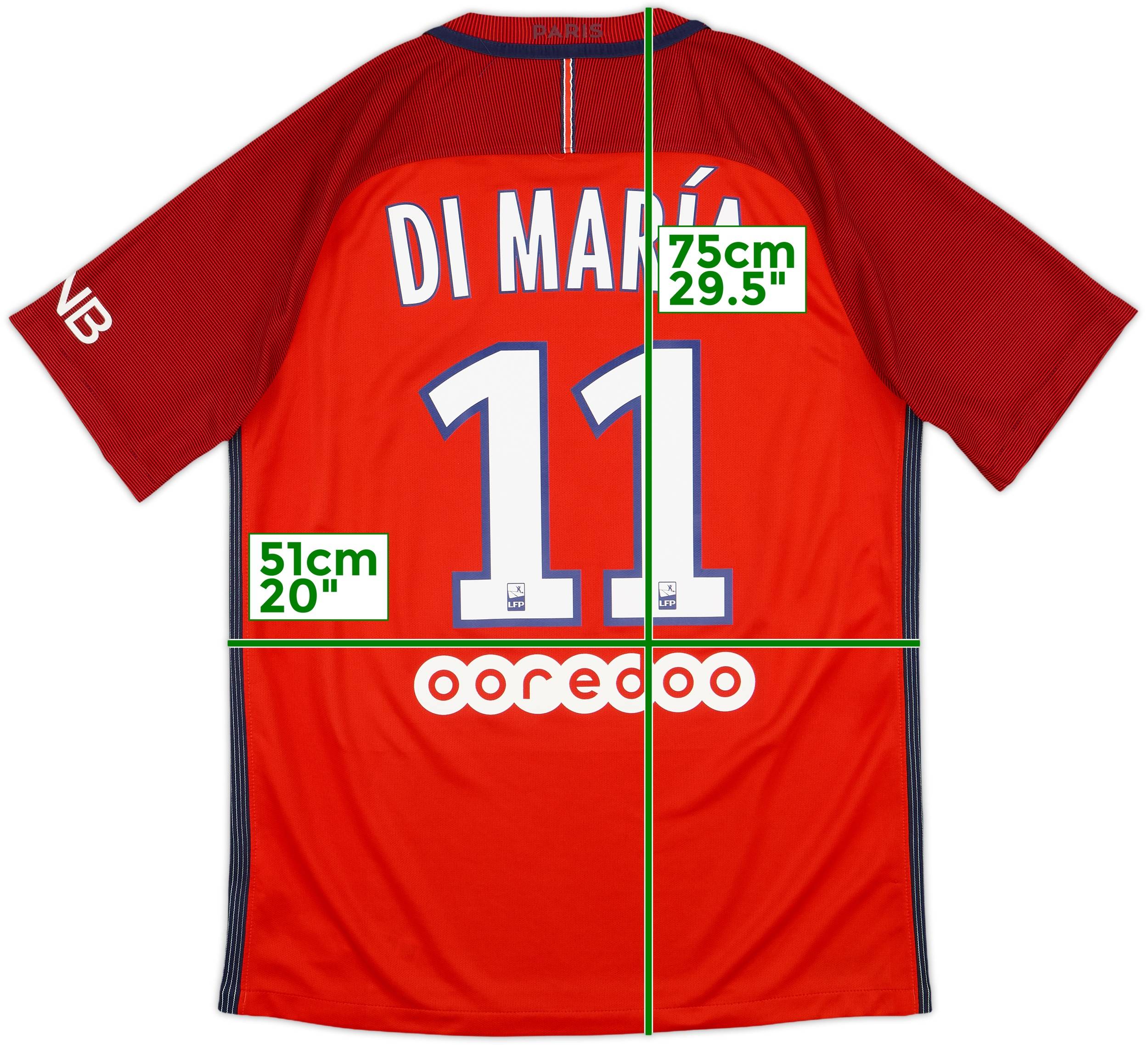 パリ・サンジェルマン DI MARÍA 11 PSG #11 Di Maria Authentic Jersey M Away 20/21 Nike Paris