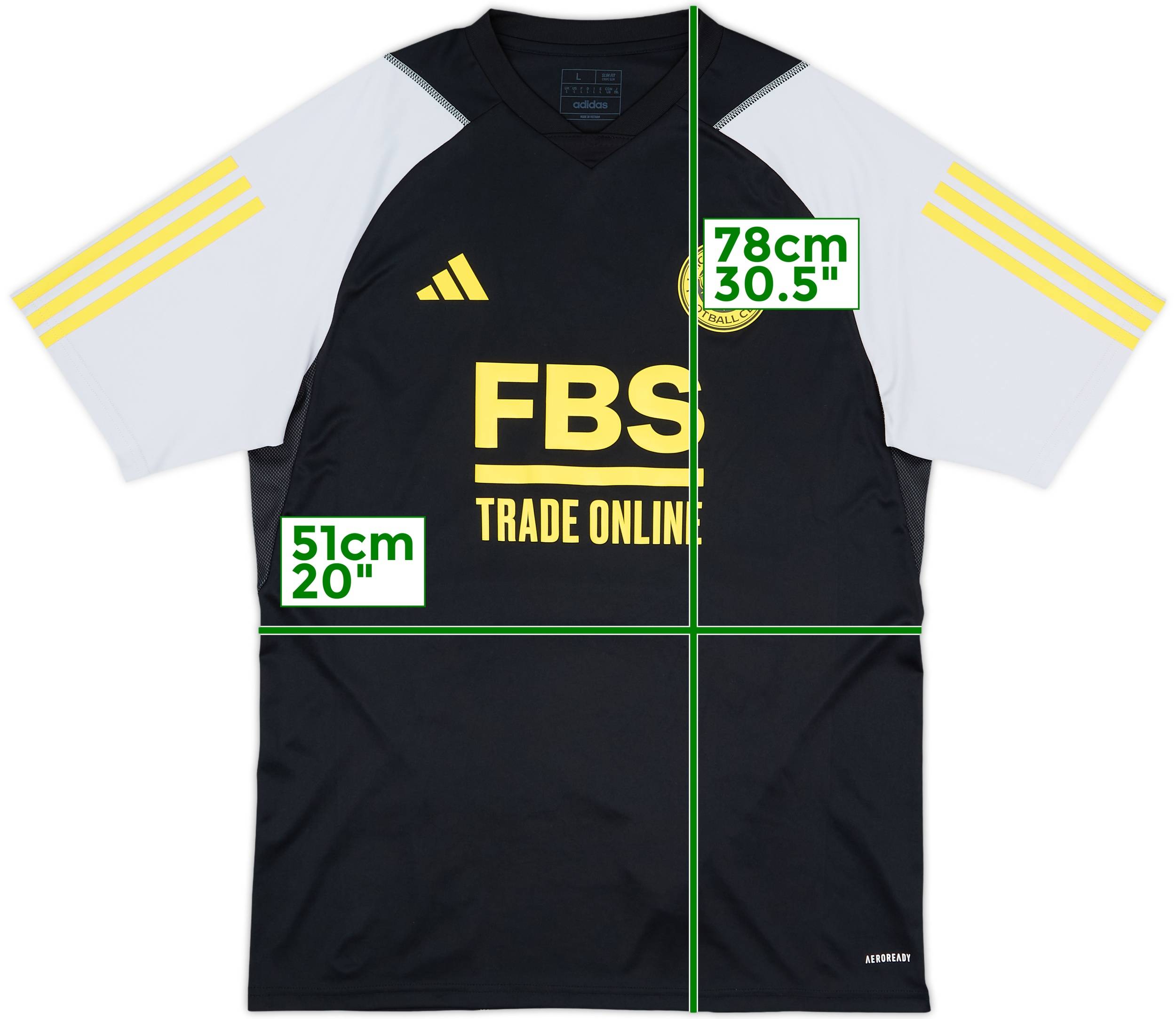 adidas Leicester City シャツ Lサイズ 2023-24 Leicester City adidas Training Shirt - 10/10 - (L)