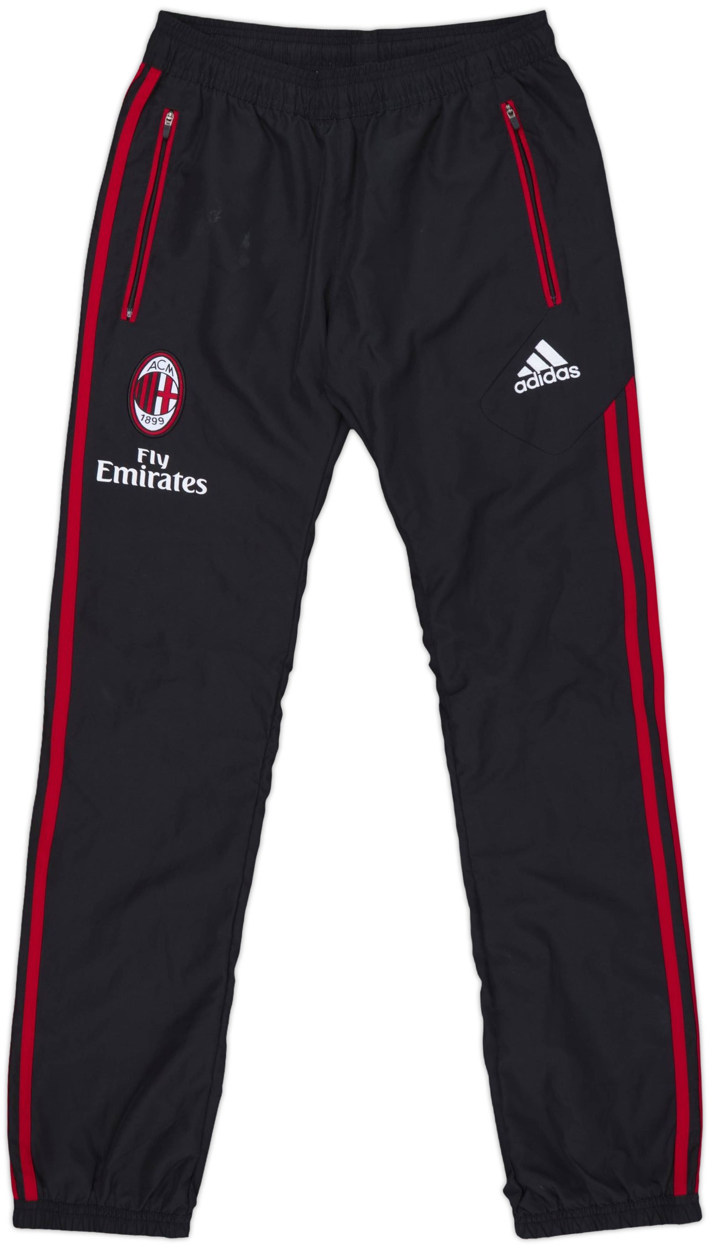 2012-13 AC Milan adidas Track Pants/Bottoms - 6/10 - (M)