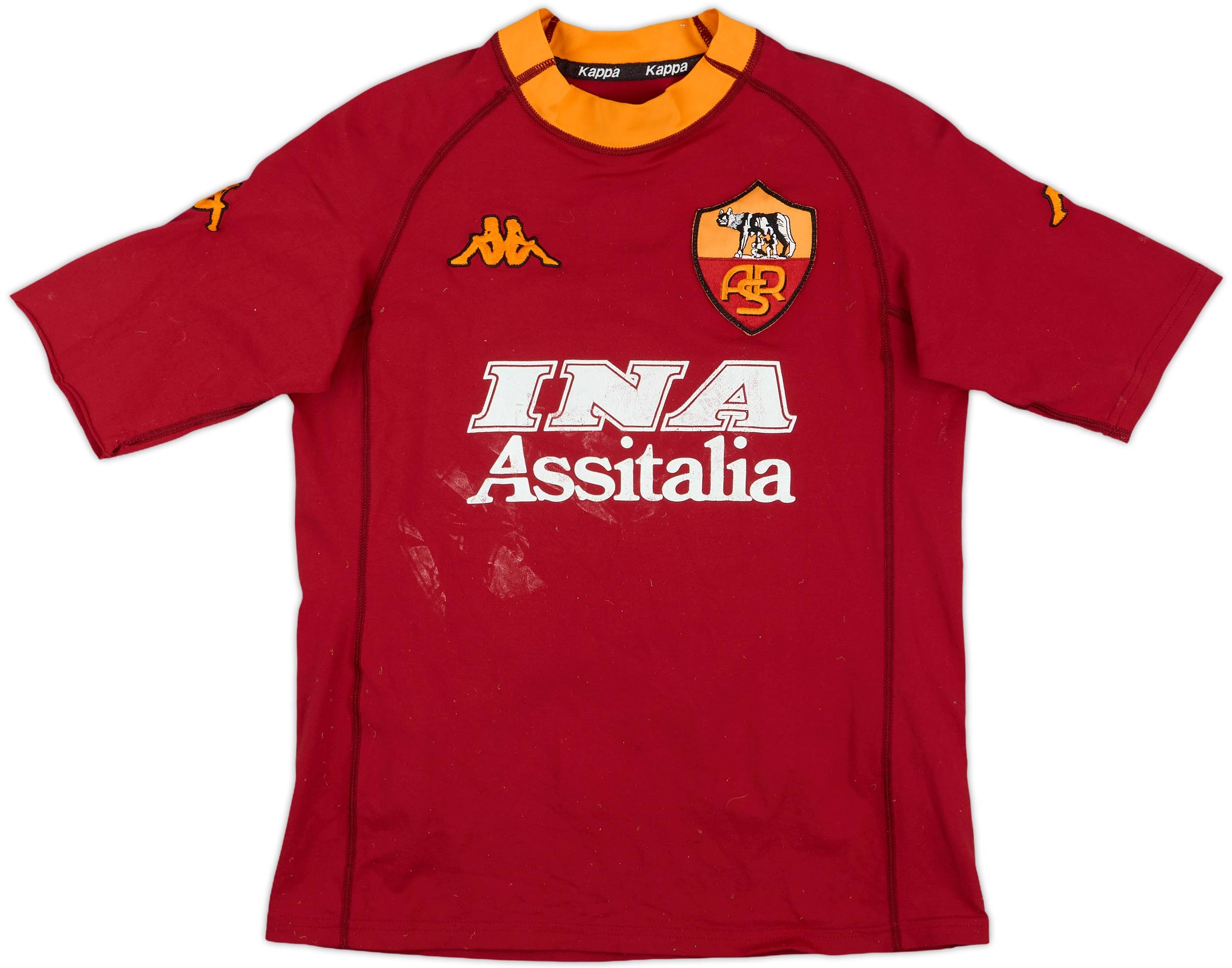2000-01 Roma Home Shirt Batistuta #18 - 4/10 - (S)