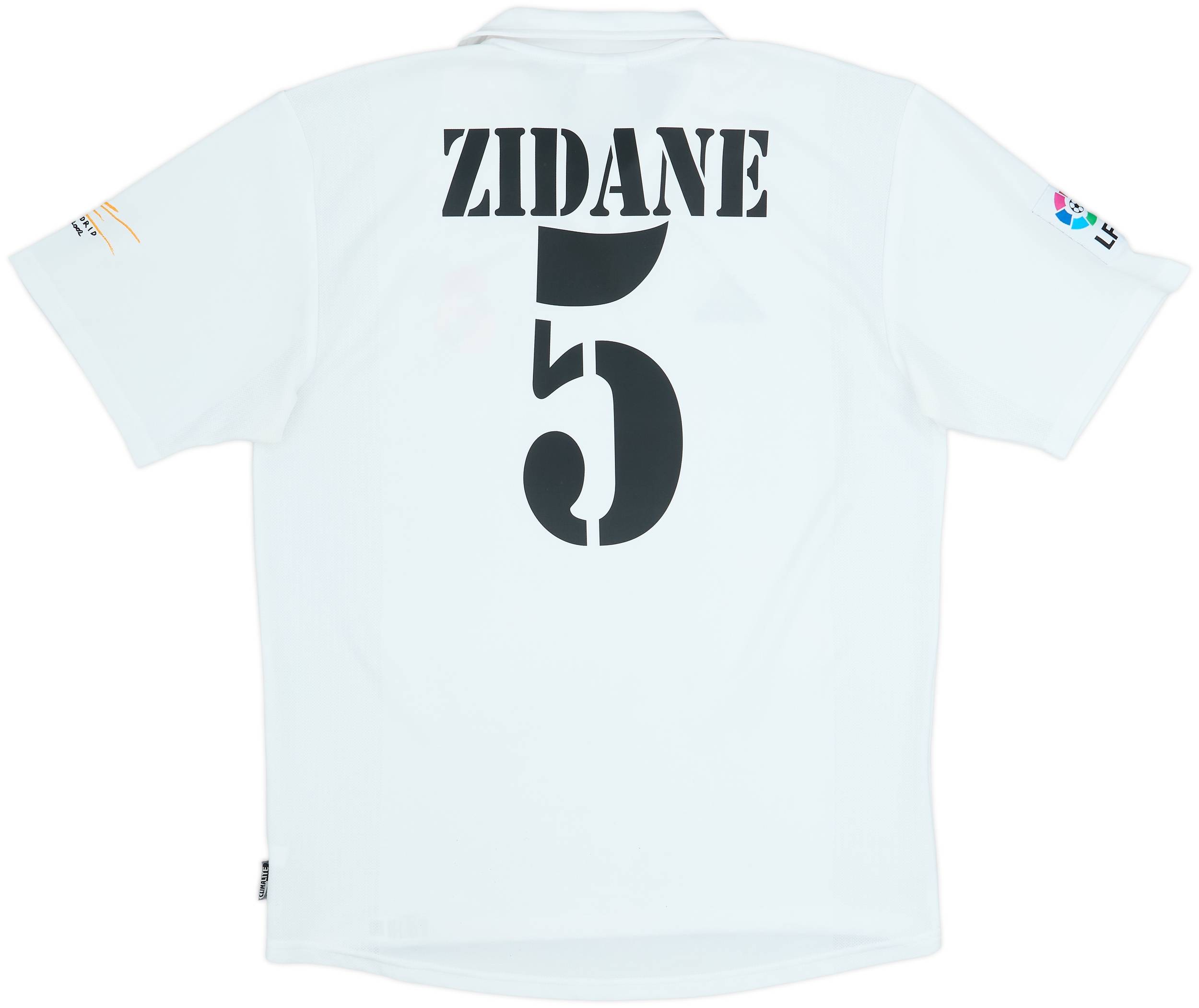 2001 Real Madrid Home Shirt Zidane #5 - 8/10 - (M)