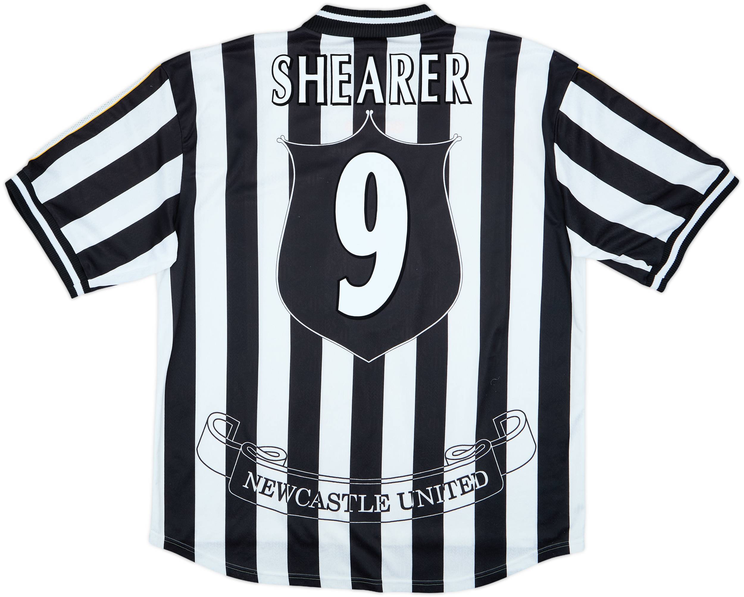 ウェア 1997-99 Newcastle United SHEARER #9 1997-99 Newcastle Home Shirt Shearer #9 - 8/10 - (XXL)