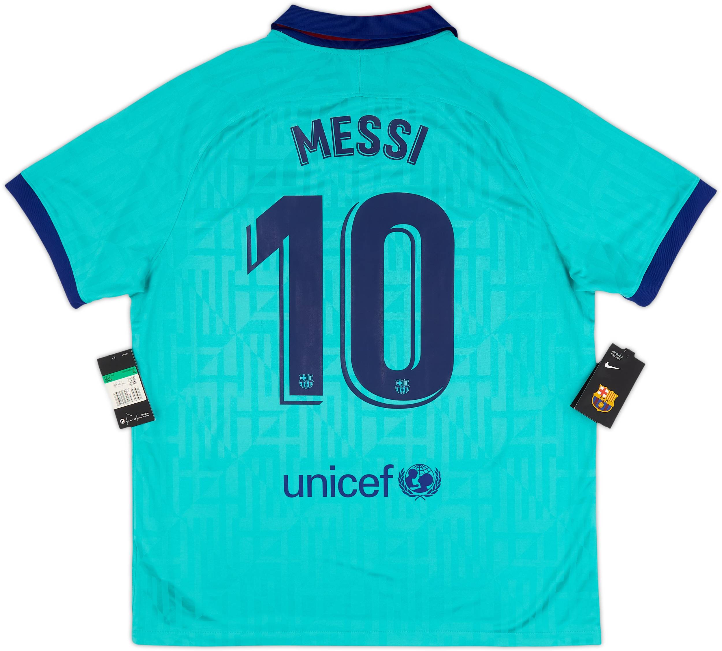 2019-20 Barcelona Third CL Shirt Messi #10 (XL)