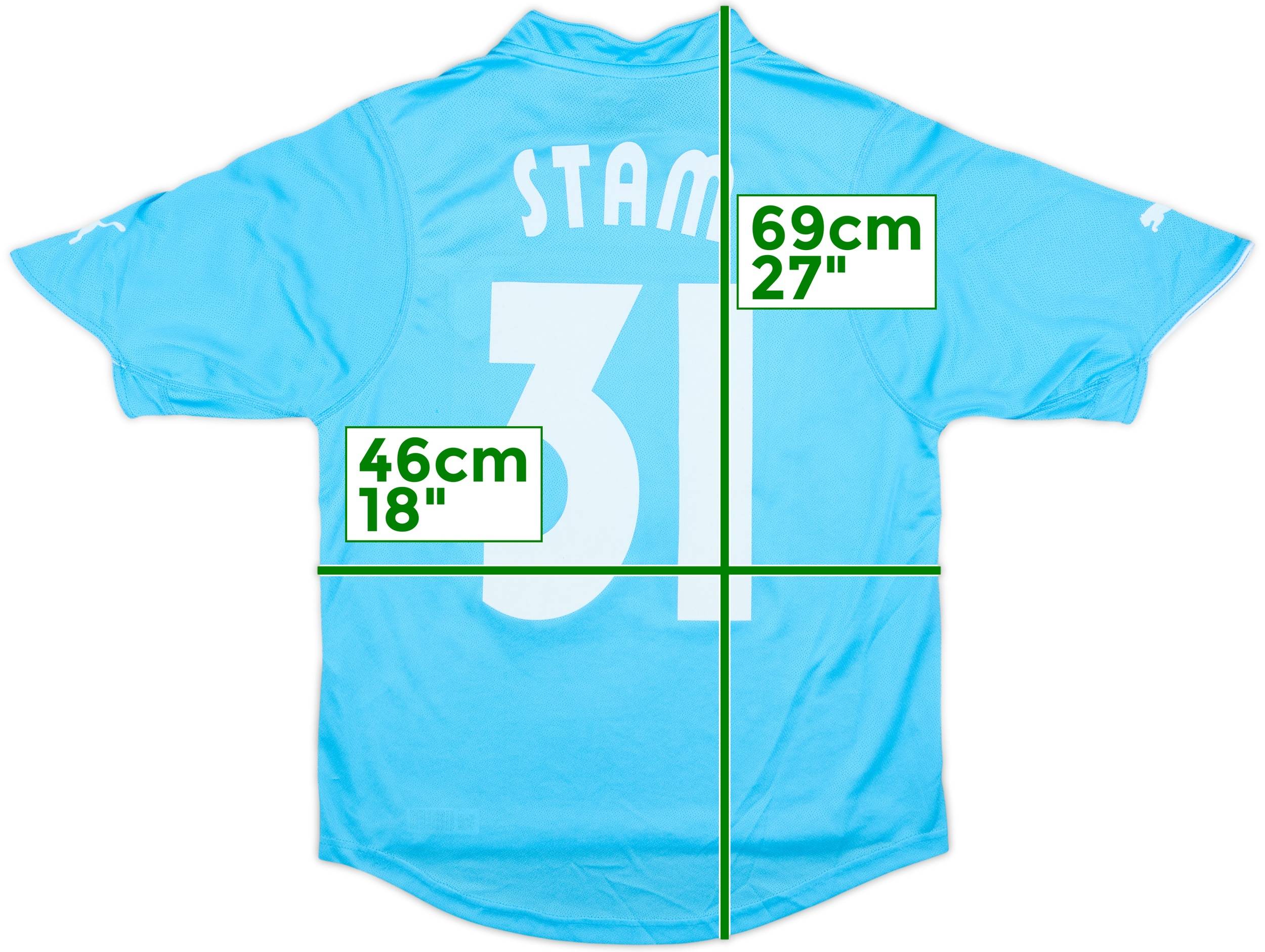 PUMA SS Lazio STAM 31 ユニフォーム 2002-03 Lazio Home Shirt Stam #31 - 8/10 - (XL.Boys)