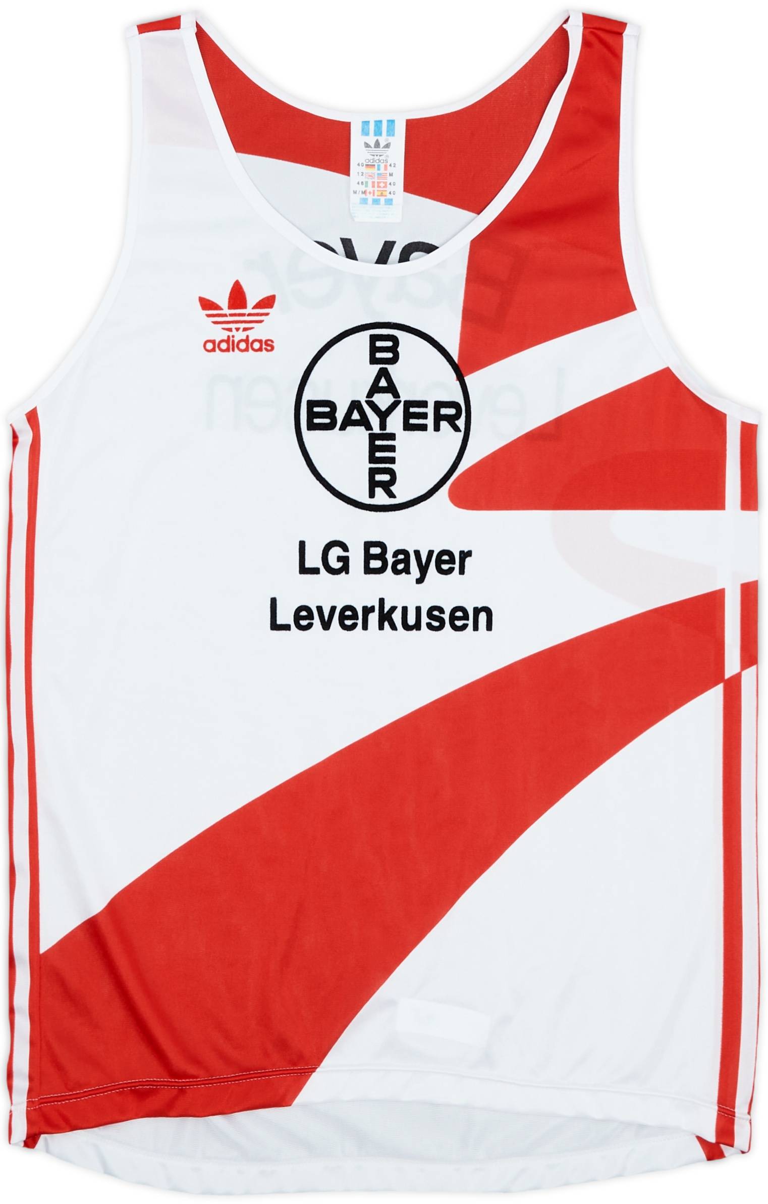 1980s Bayer Leverkusen adidas Training Vest - 10/10 - (M/L)