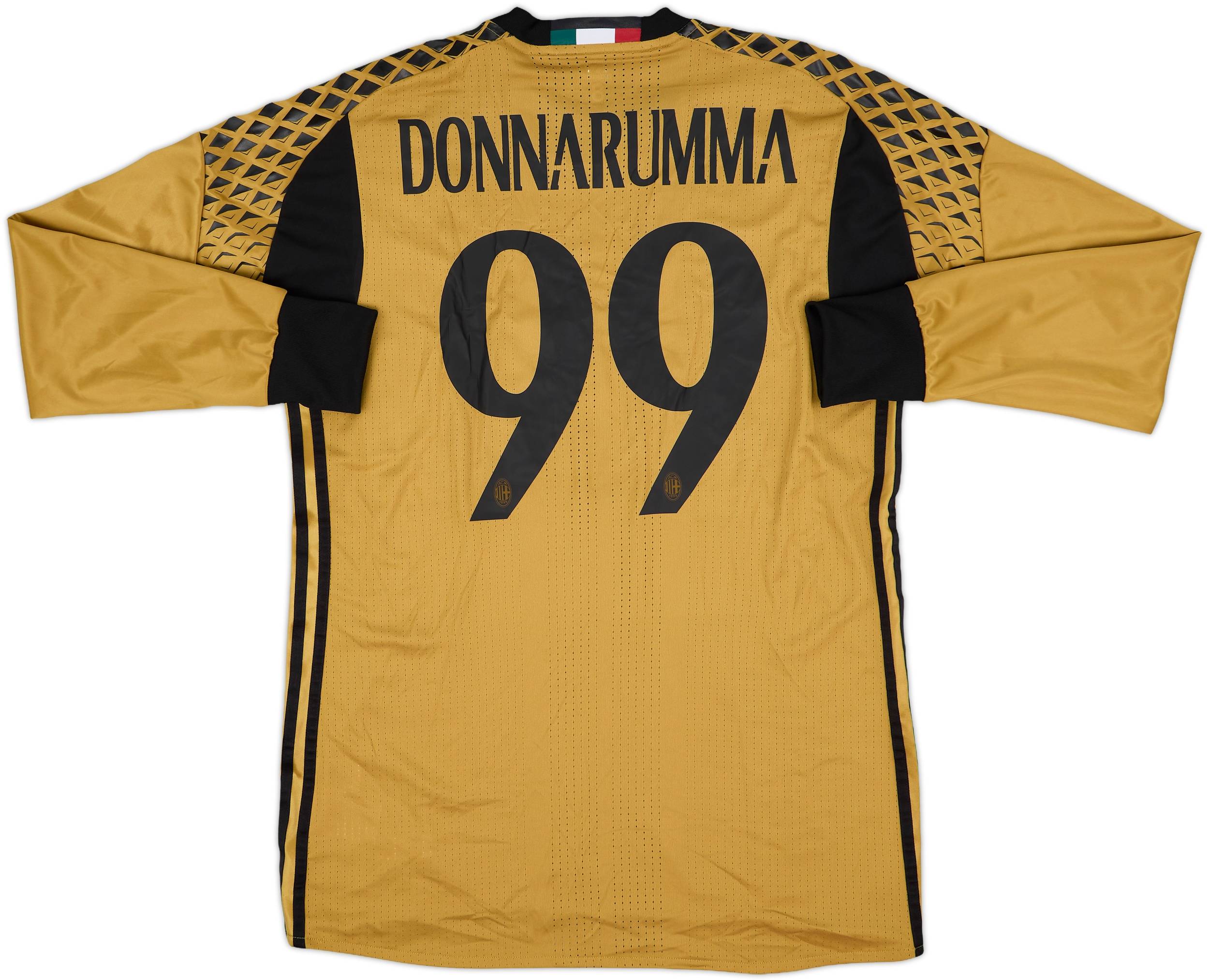 2016-17 AC Milan Player Issue GK Shirt Donnarumma #99 (L)